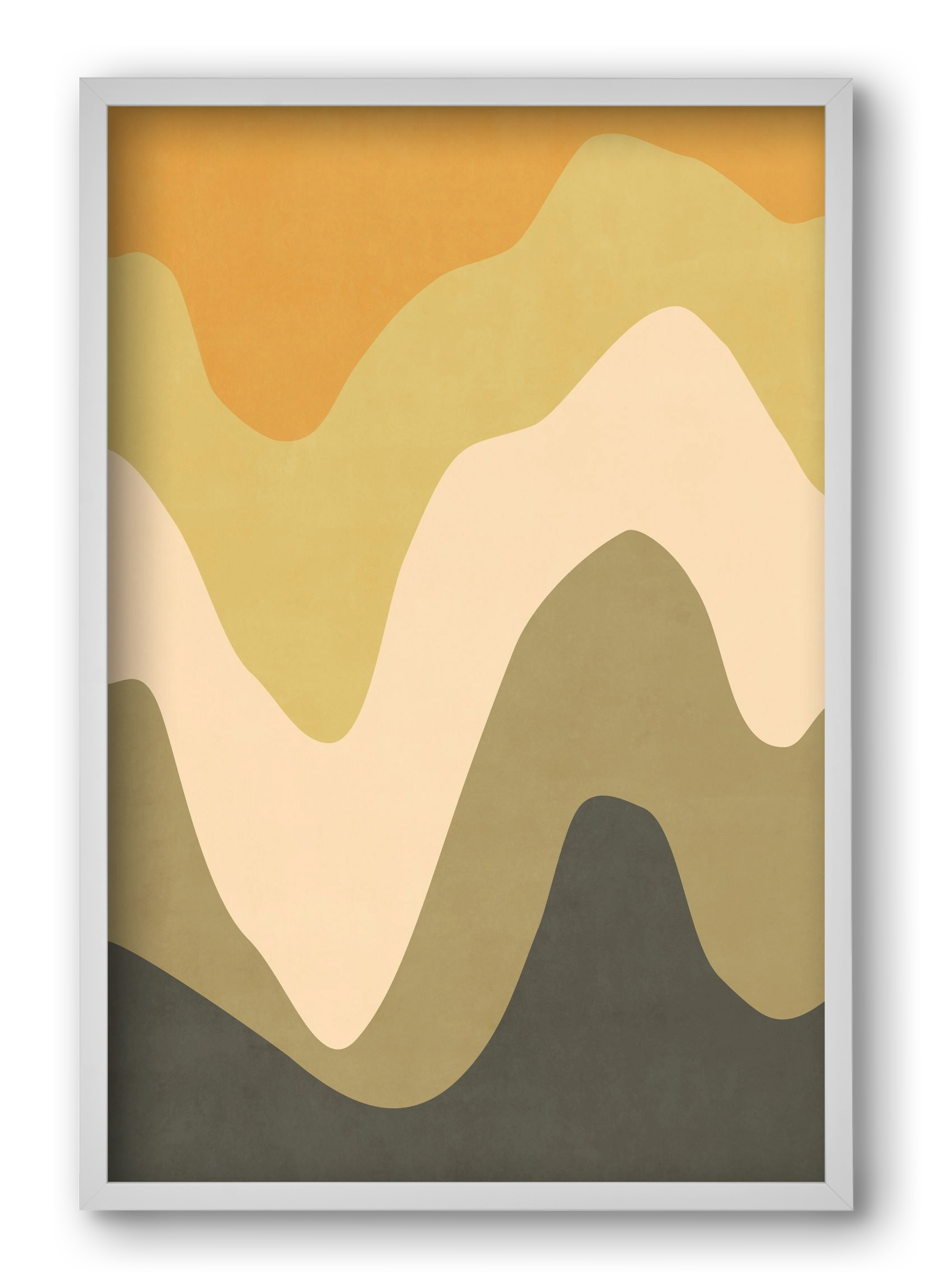 Abstract Beach- 03, 40x60 cm (40x60 cm), Fehér keret