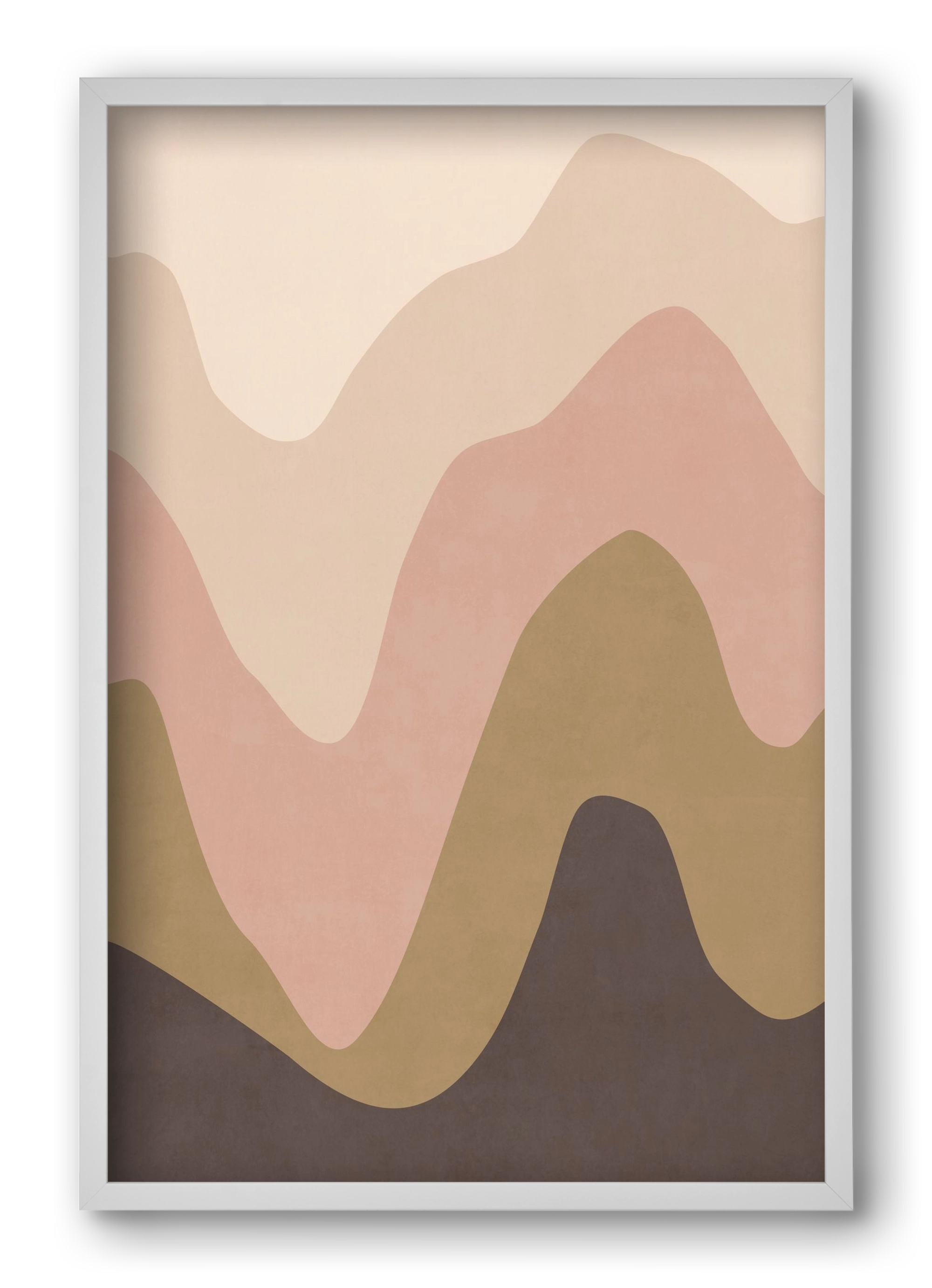 Abstract Beach- 04, 40x60 cm (40x60 cm), Fehér keret