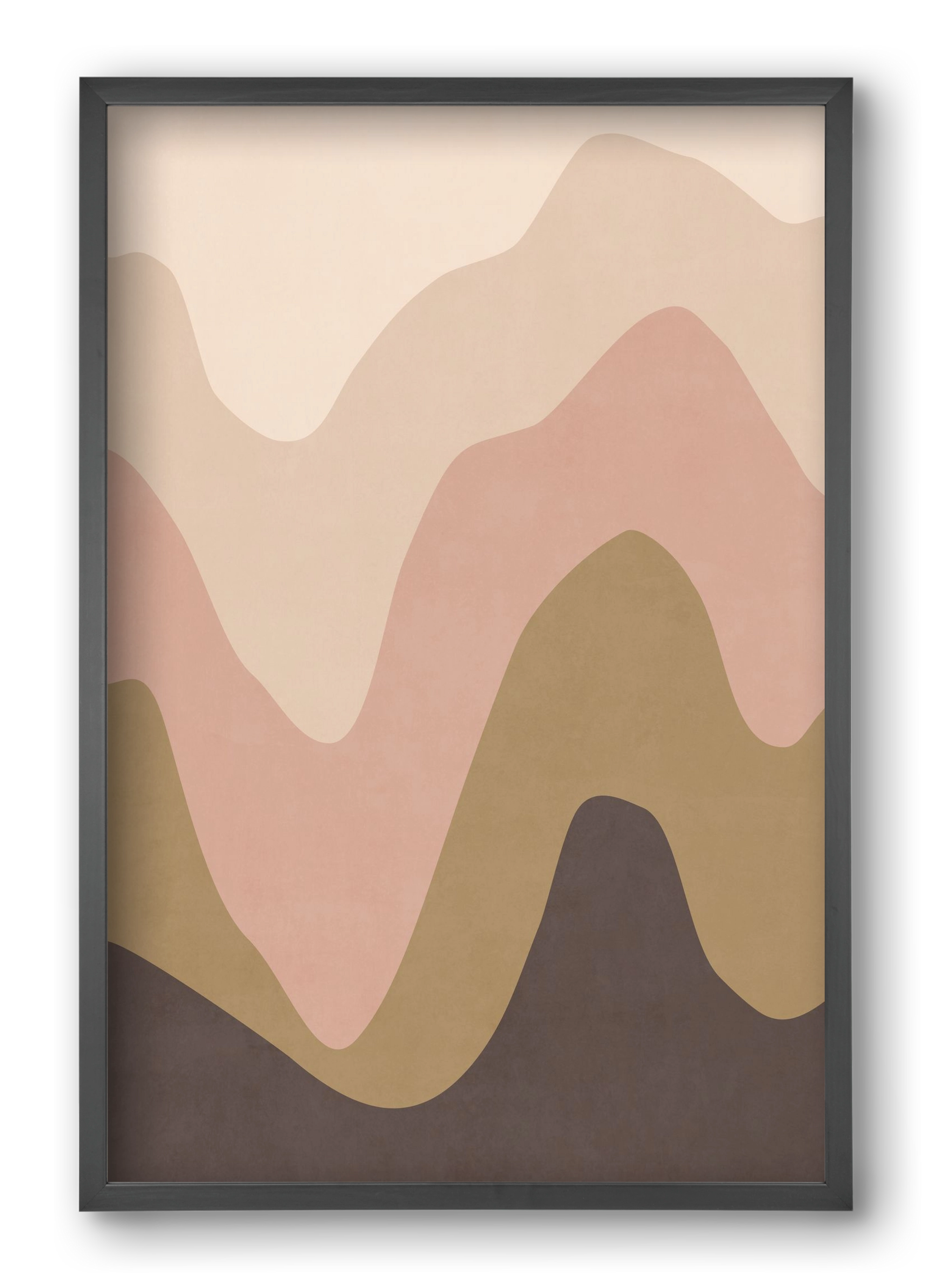 Abstract Beach- 04, 40x60 cm (40x60 cm), Fekete keret