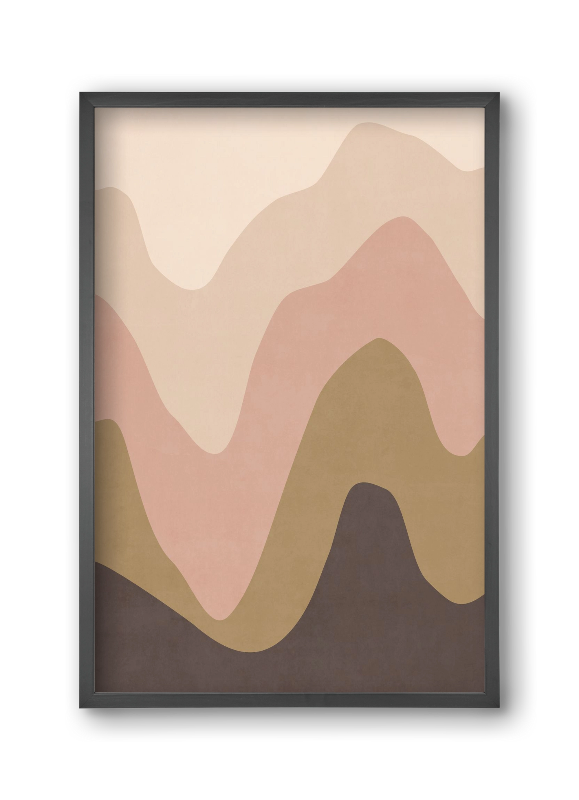 Abstract Beach- 04, 30x45 cm (30x45 cm), Fekete keret