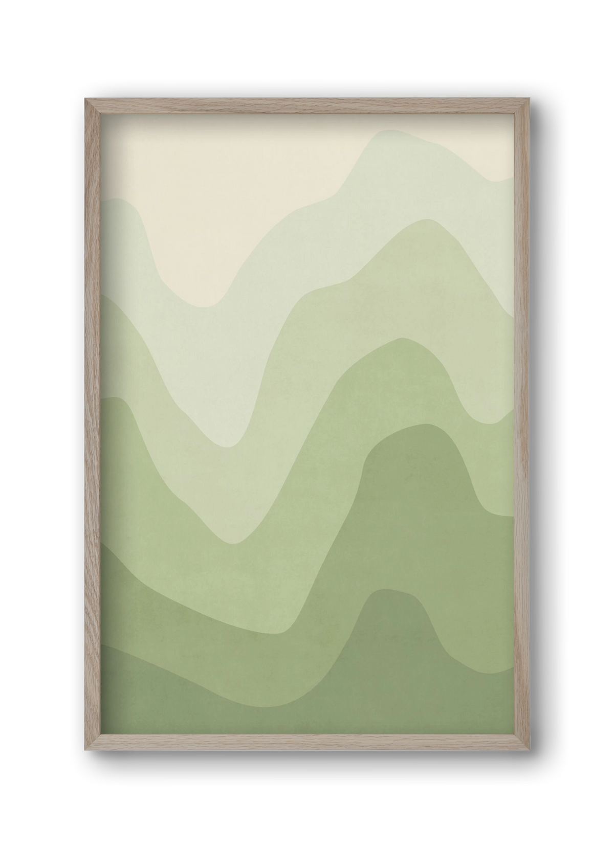 Abstract Beach- 06, 30x45 cm (30x45 cm), Tölgy keret