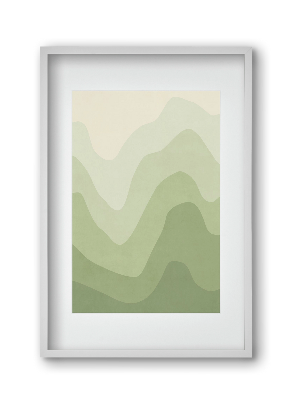 Abstract Beach- 06, 30x45 cm (20x30 cm), Fehér keret, paszpartuval