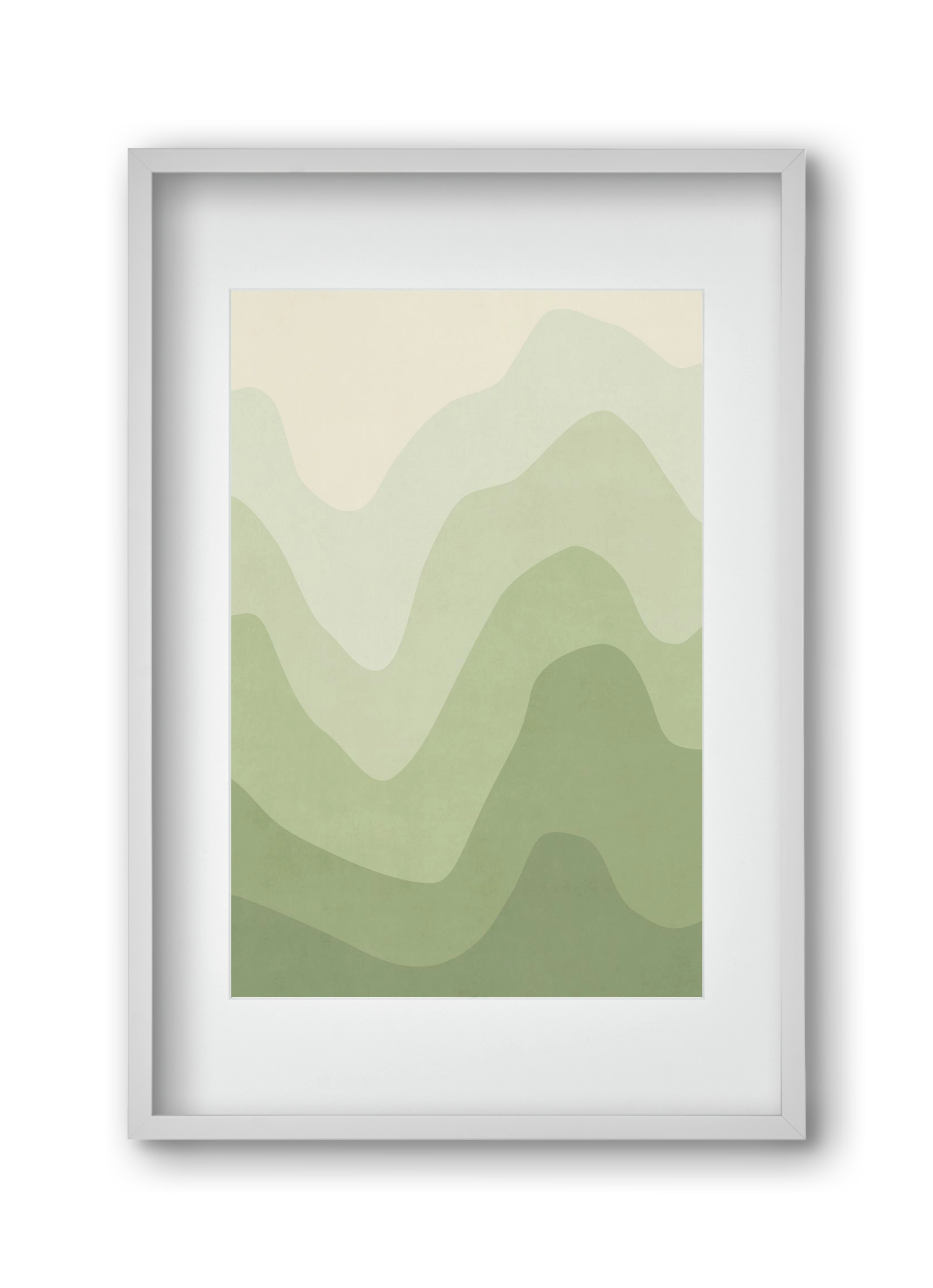 Abstract Beach- 06, 30x45 cm (20x30 cm), Fehér keret, paszpartuval
