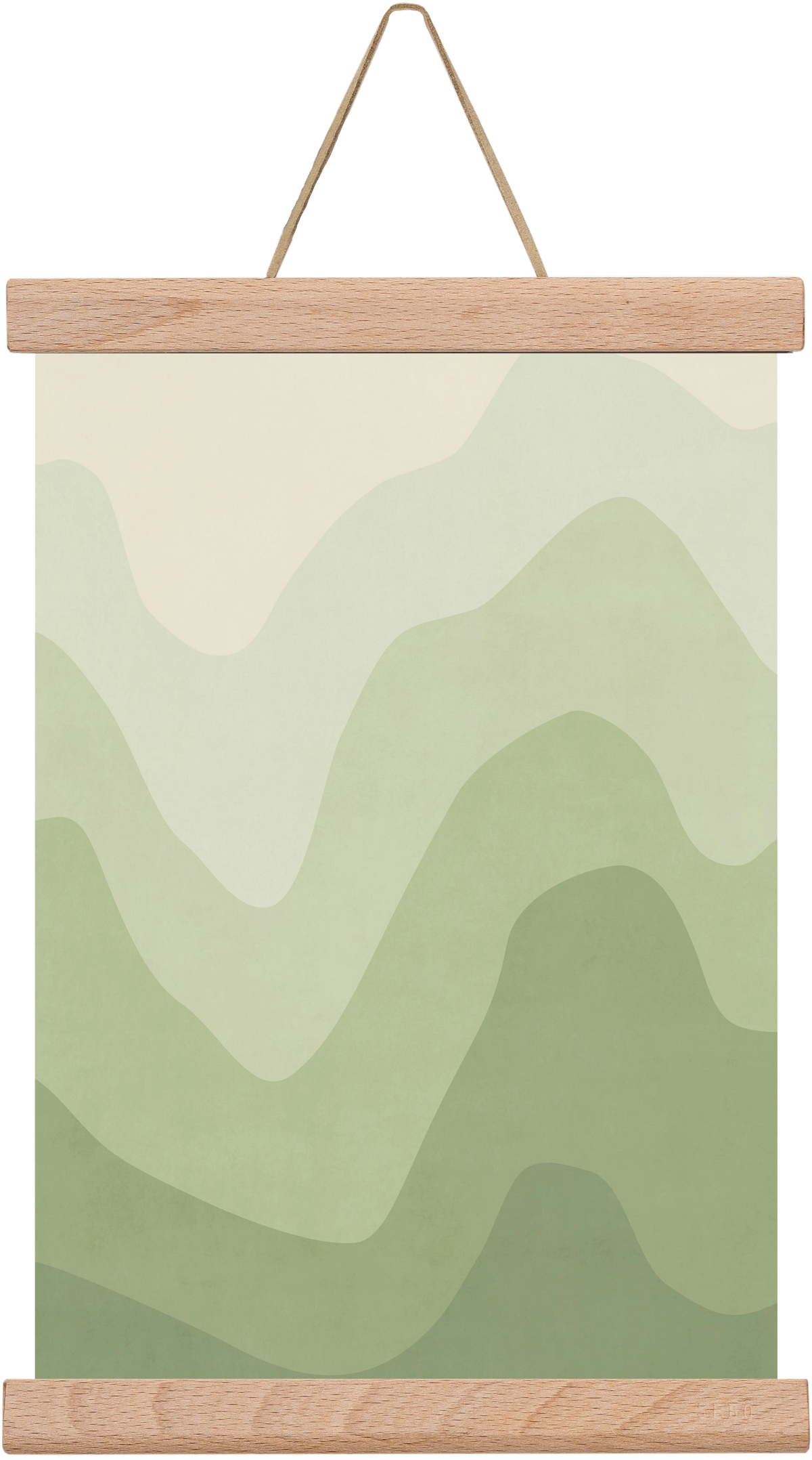 Abstract Beach- 06, 20x30 cm (20x30 cm), Tölgy akasztó