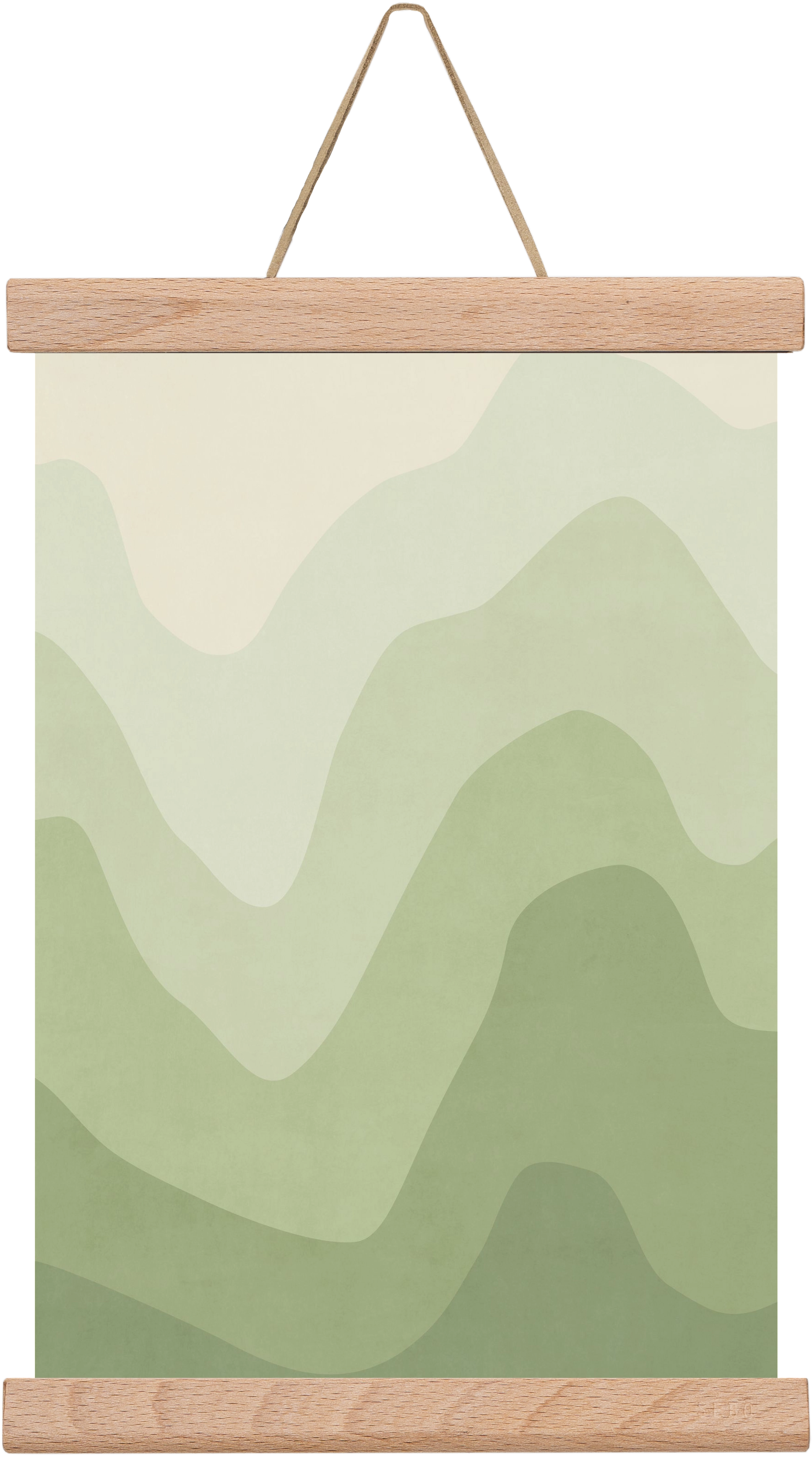 Abstract Beach- 06, 20x30 cm (20x30 cm), Tölgy akasztó