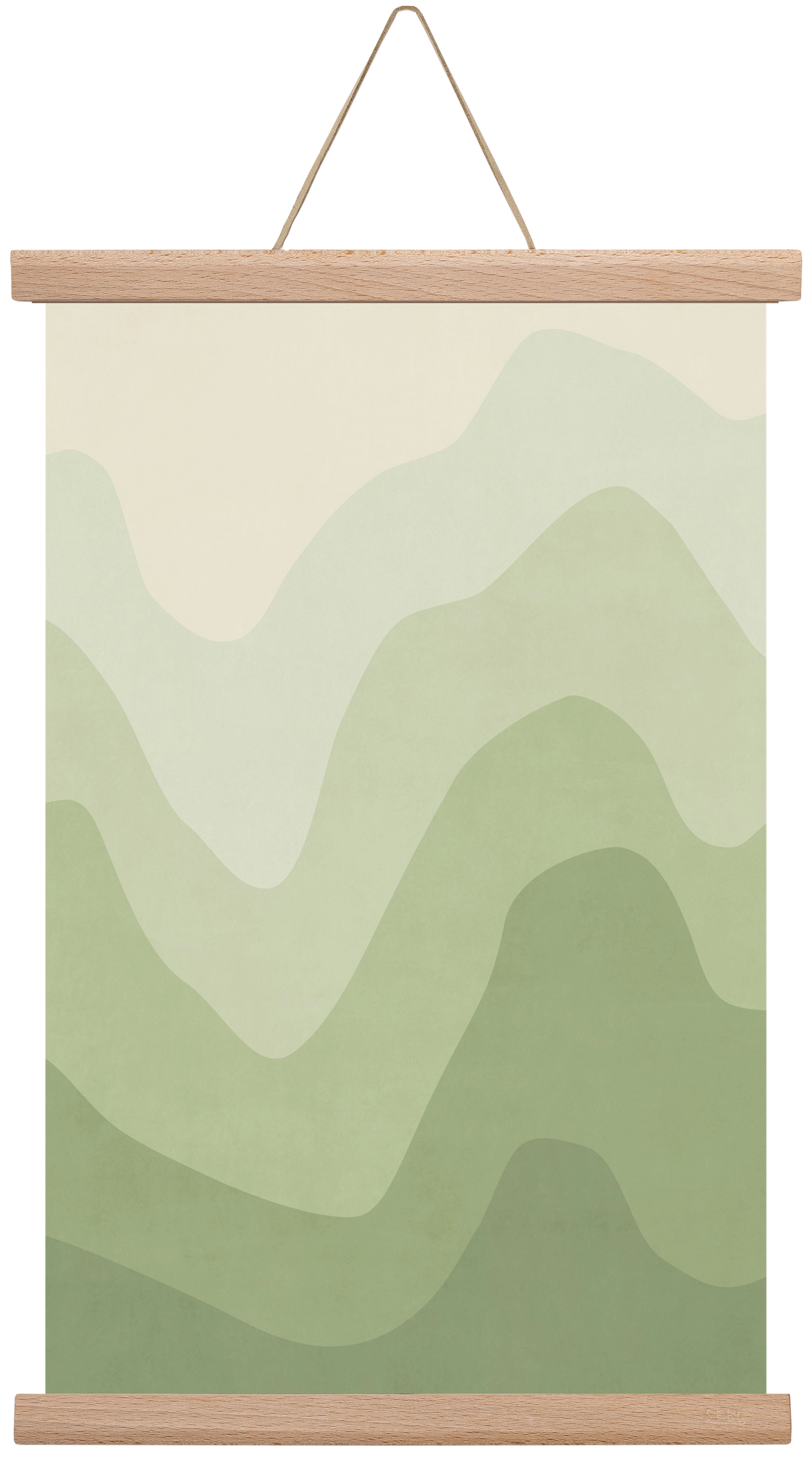 Abstract Beach- 06, 30x45 cm (30x45 cm), Tölgy akasztó