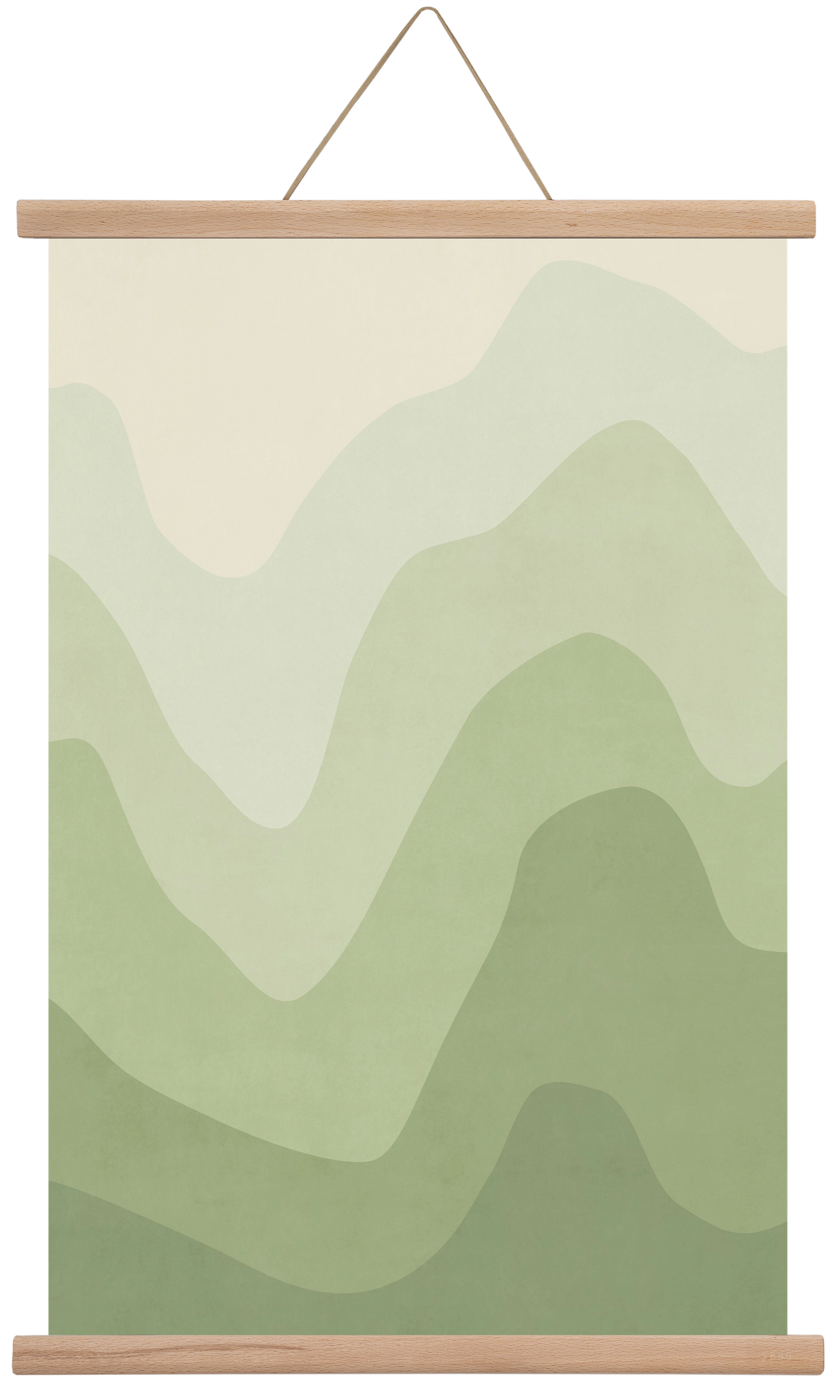 Abstract Beach- 06, 40x60 cm (40x60 cm), Tölgy akasztó