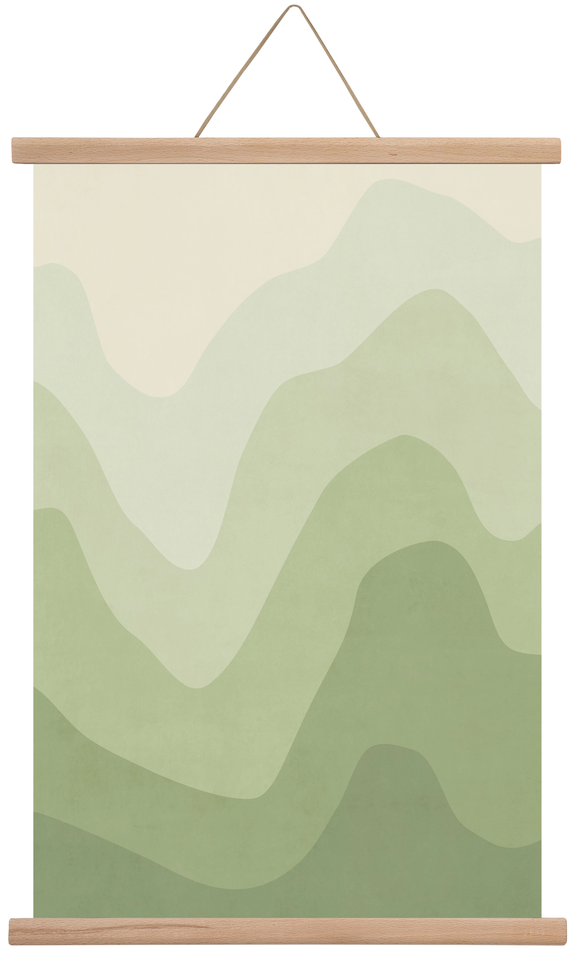 Abstract Beach- 06, 40x60 cm (40x60 cm), Tölgy akasztó