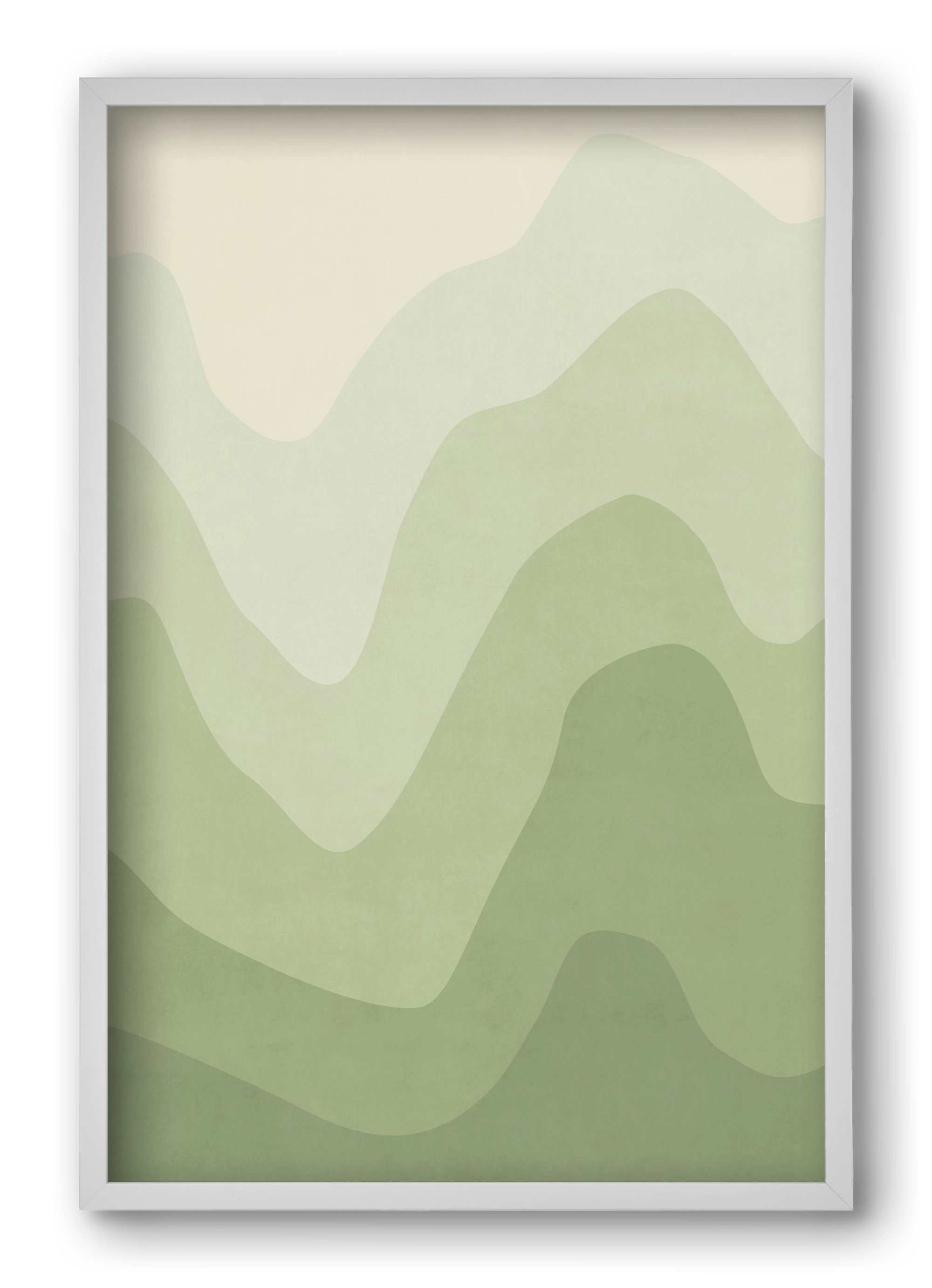 Abstract Beach- 06, 40x60 cm (40x60 cm), Fehér keret