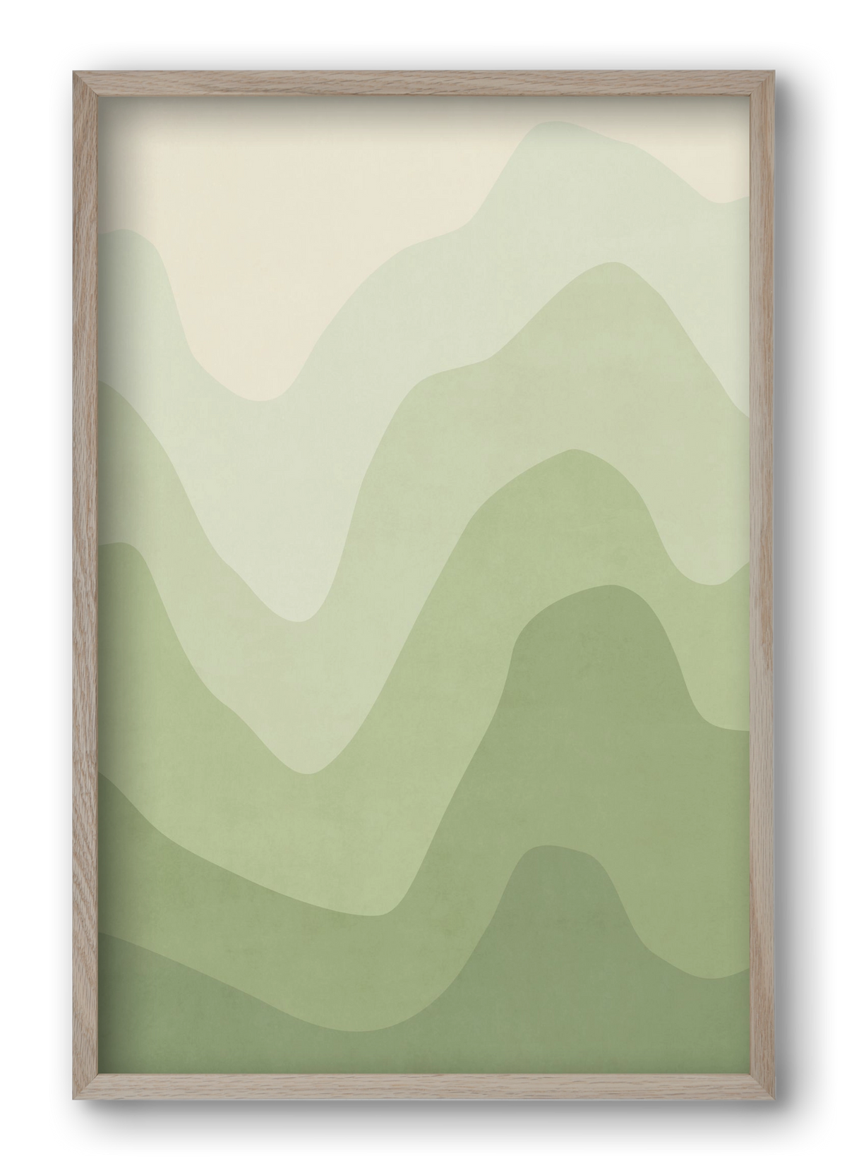 Abstract Beach- 06, 40x60 cm (40x60 cm), Tölgy keret