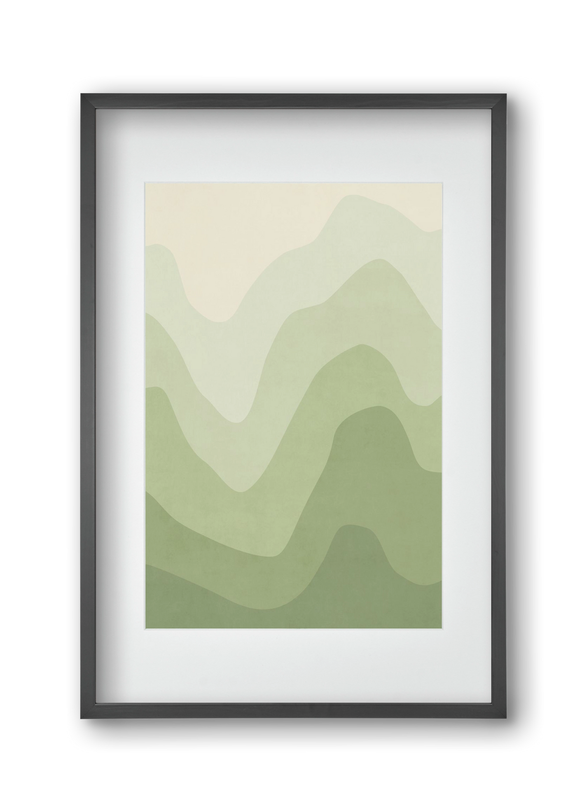 Abstract Beach- 06, 30x45 cm (20x30 cm), Fekete keret, paszpartuval