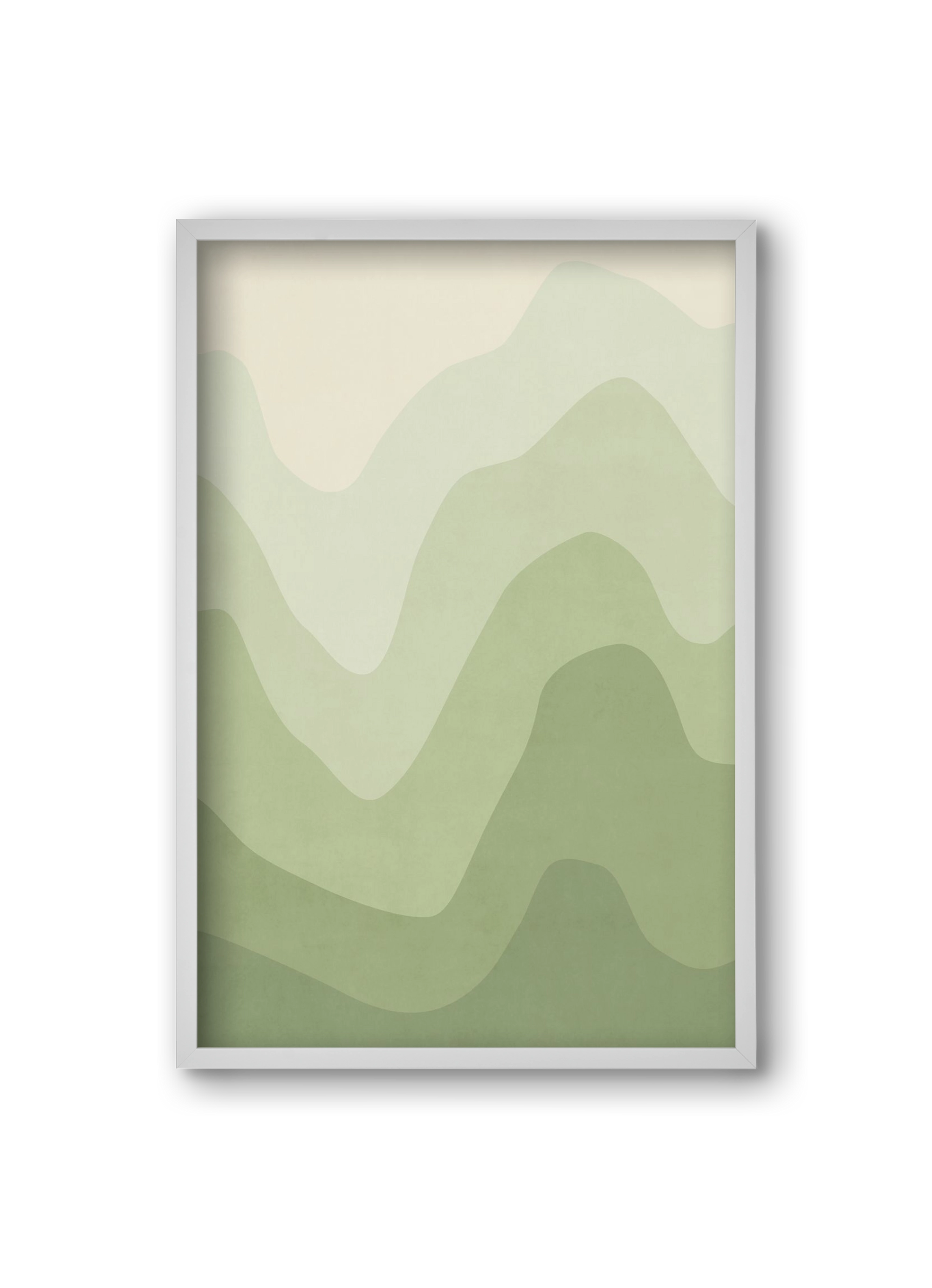 Abstract Beach- 06, 20x30 cm (20x30 cm), Fehér keret