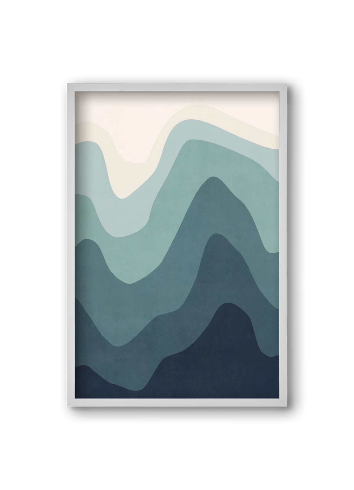 Abstract Beach- 07, 20x30 cm (20x30 cm), Fehér keret