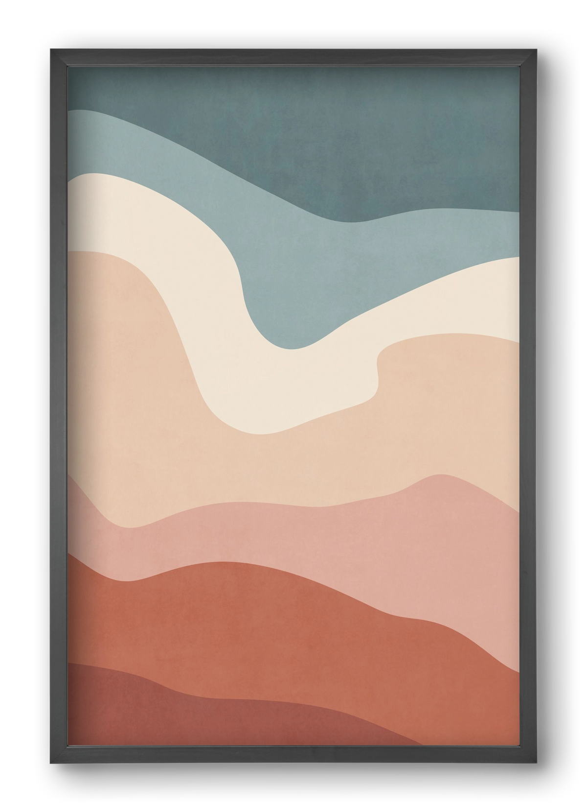 Abstract Beach- 08, 40x60 cm (40x60 cm), Fekete keret