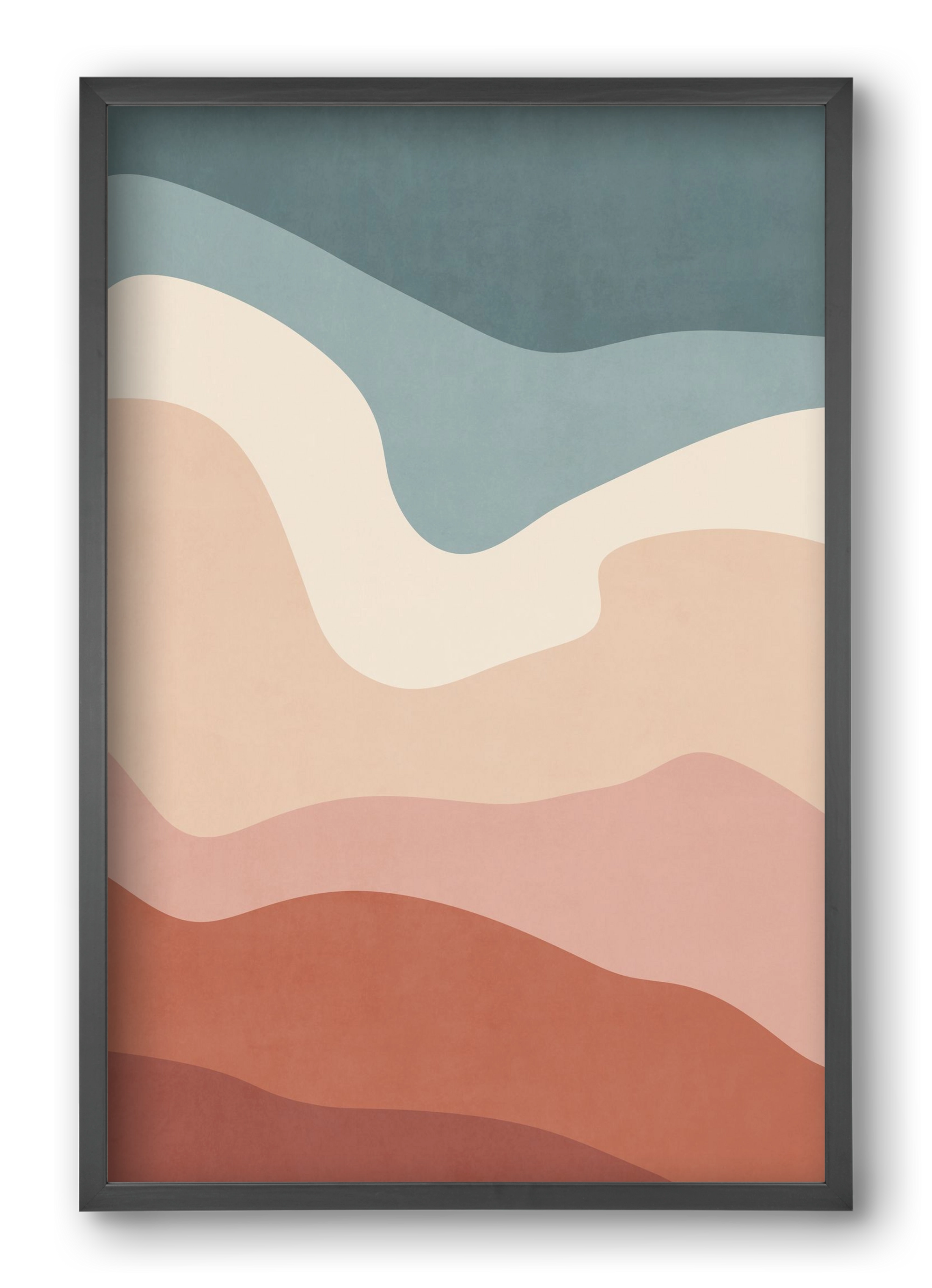 Abstract Beach- 08, 40x60 cm (40x60 cm), Fekete keret