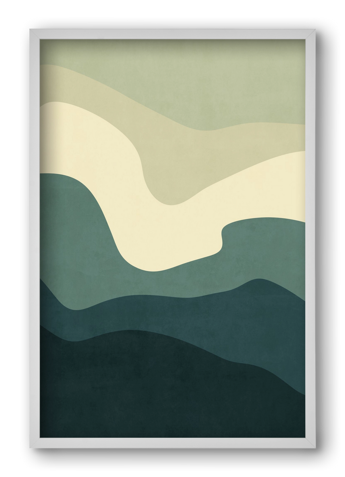 Abstract Beach- 09, 40x60 cm (40x60 cm), Fehér keret