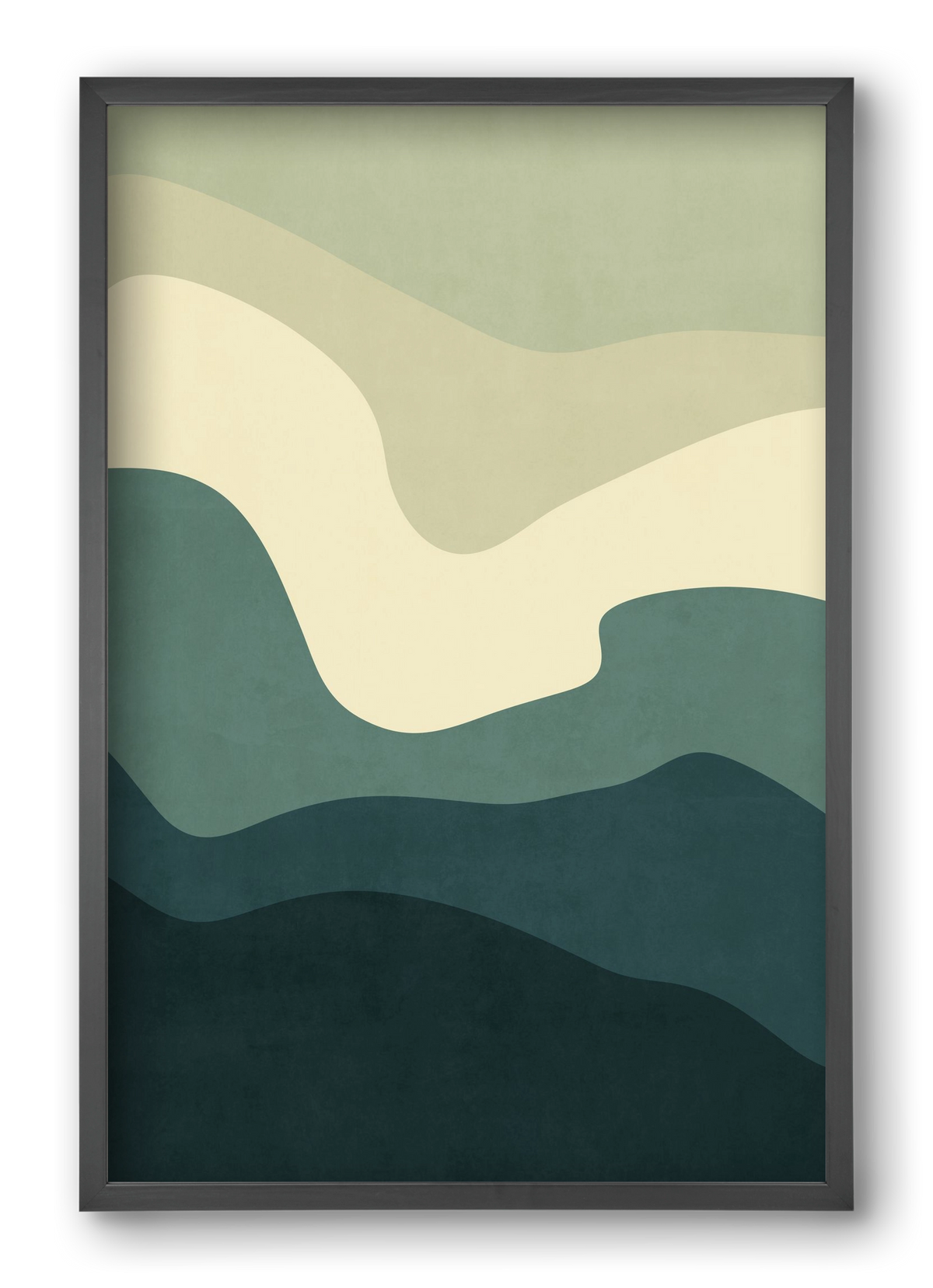 Abstract Beach- 09, 40x60 cm (40x60 cm), Fekete keret