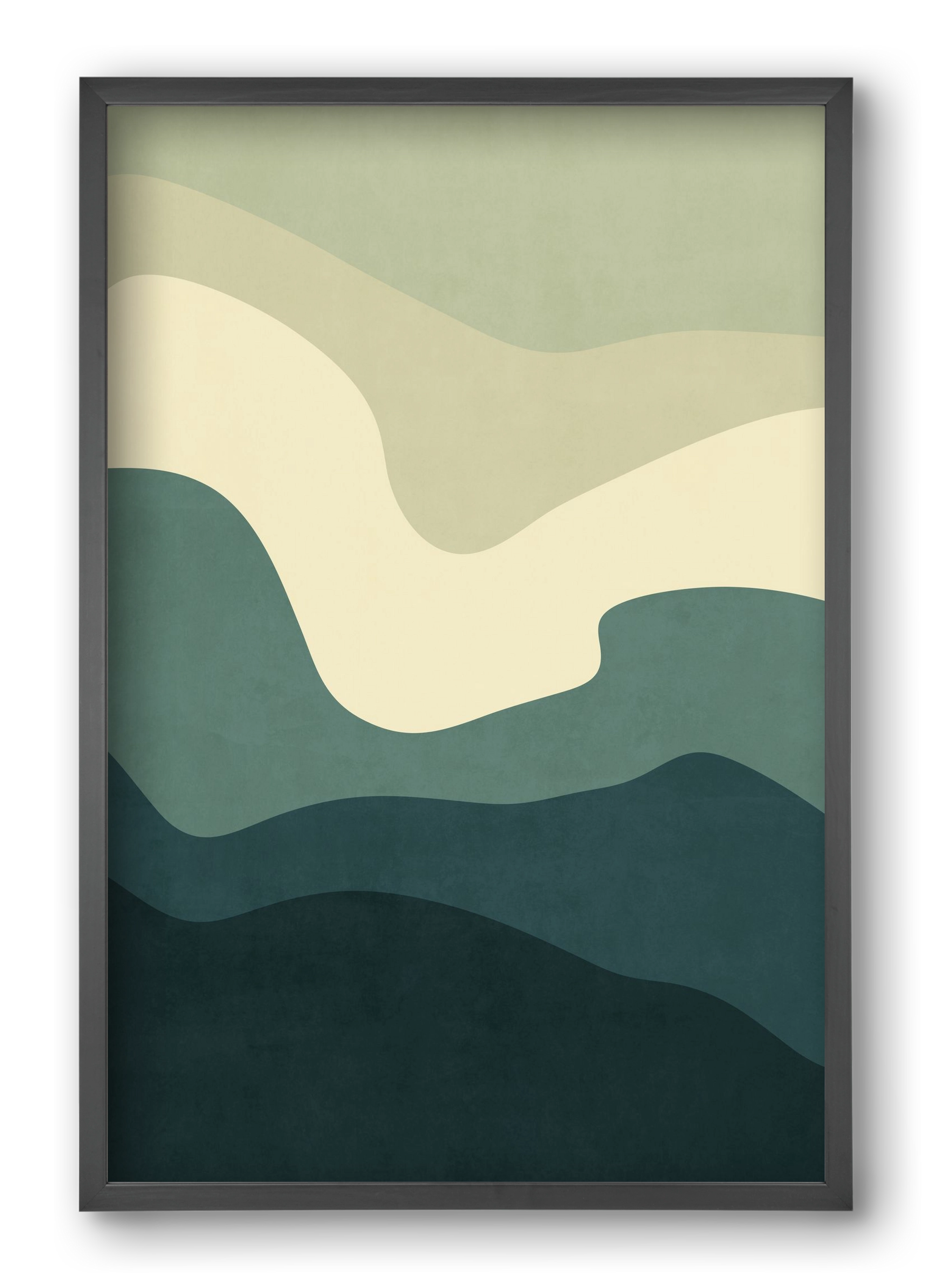 Abstract Beach- 09, 40x60 cm (40x60 cm), Fekete keret