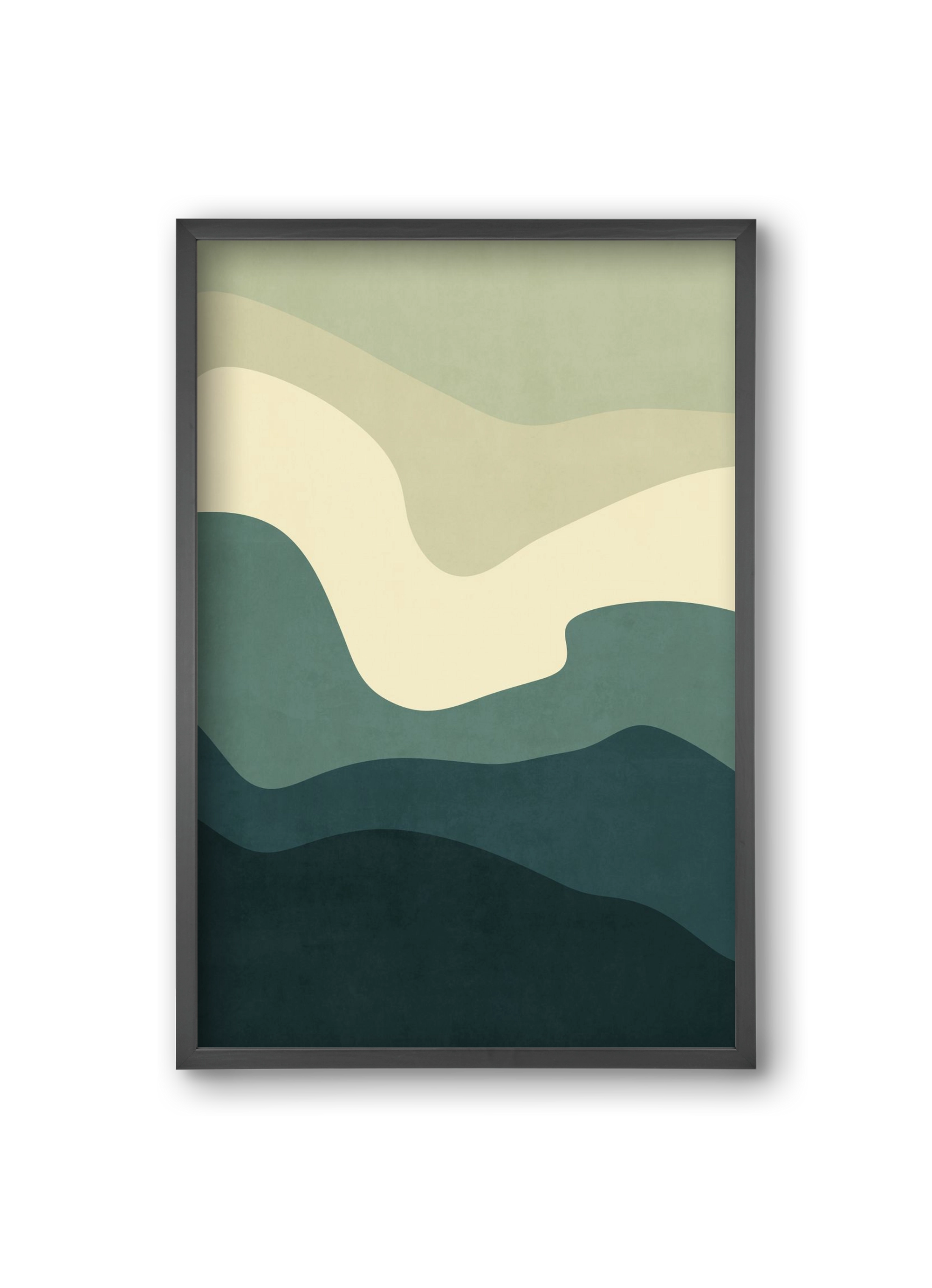 Abstract Beach- 09, 20x30 cm (20x30 cm), Fekete keret