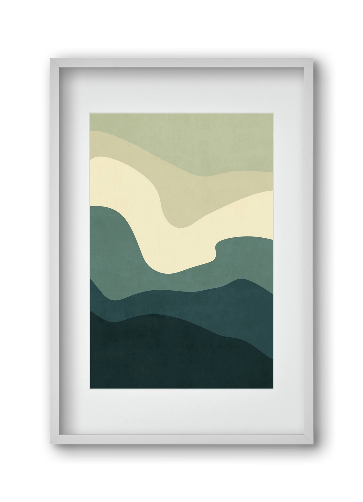 Abstract Beach- 09, 30x45 cm (20x30 cm), Fehér keret, paszpartuval