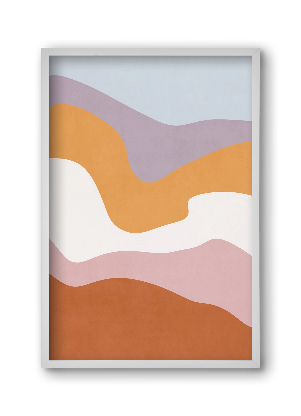 Abstract Beach- 10, 30x45 cm (30x45 cm), Fehér keret