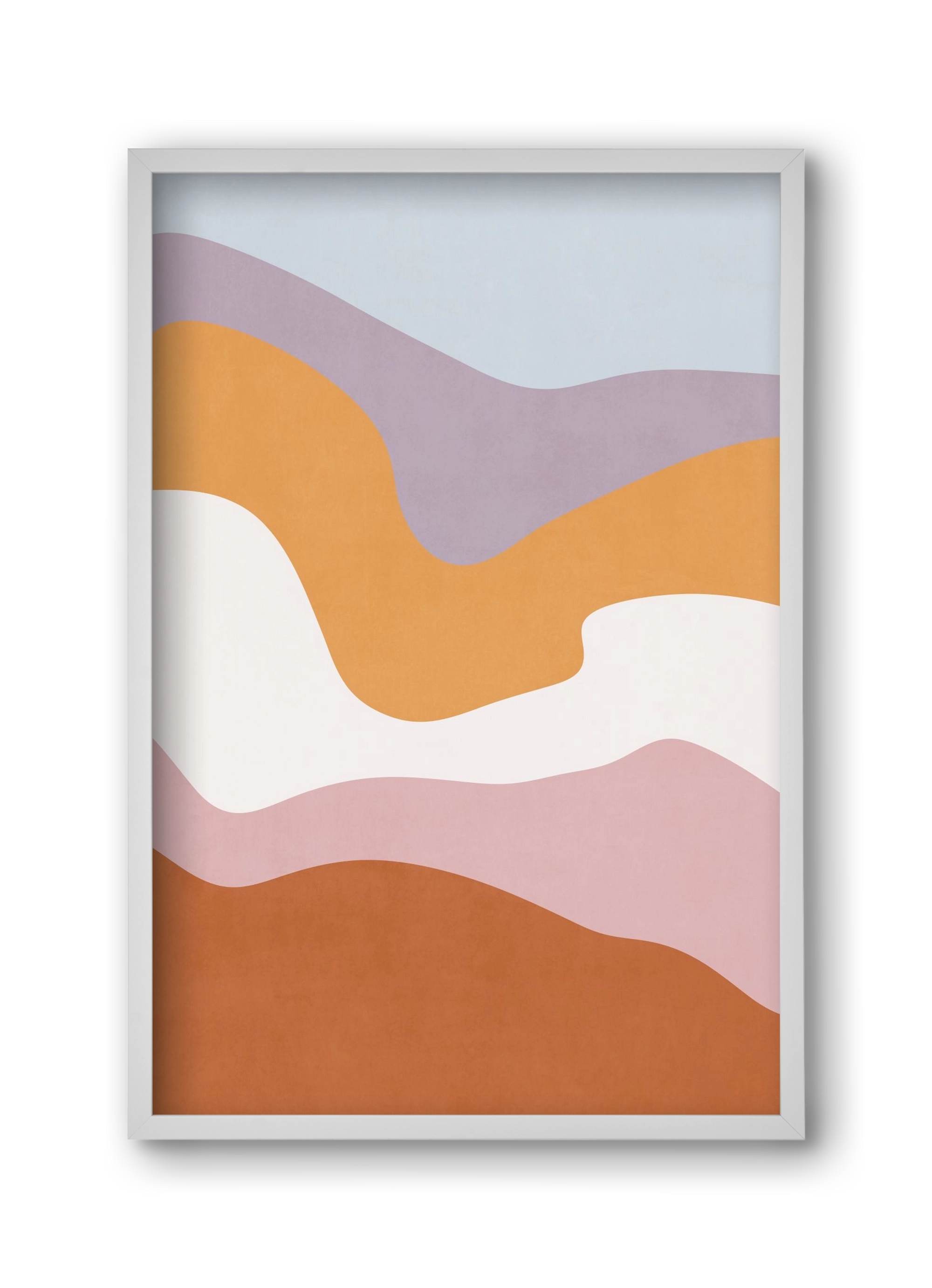 Abstract Beach- 10, 30x45 cm (30x45 cm), Fehér keret