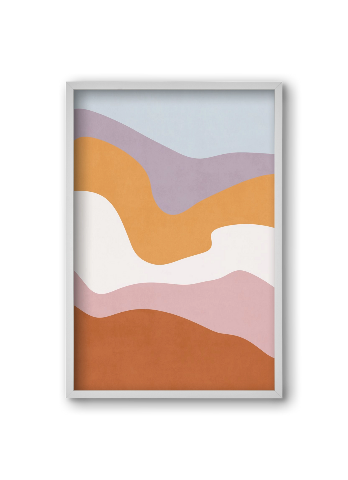 Abstract Beach- 10, 20x30 cm (20x30 cm), Fehér keret