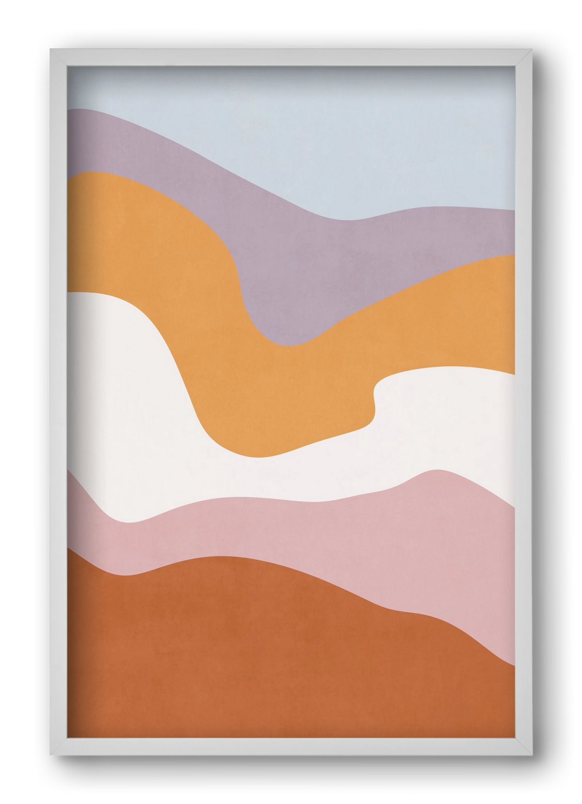 Abstract Beach- 10, 40x60 cm (40x60 cm), Fehér keret