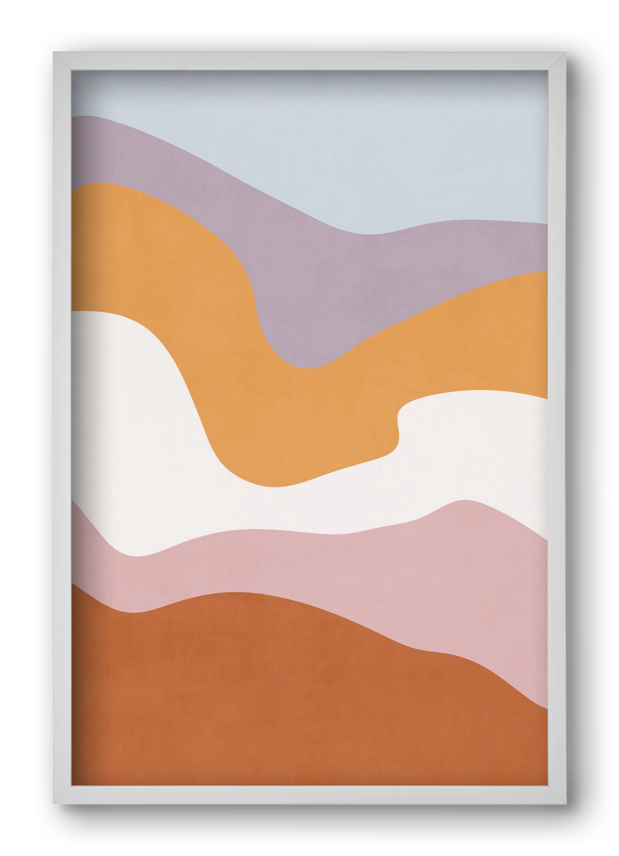 Abstract Beach- 10, 40x60 cm (40x60 cm), Fehér keret