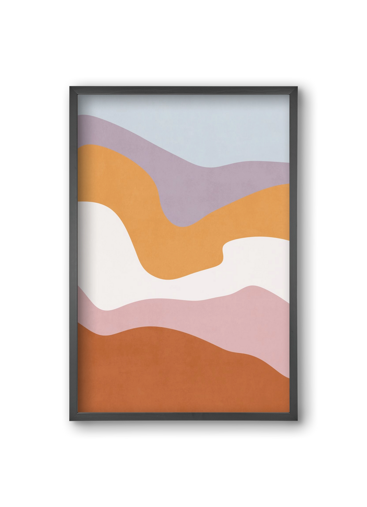 Abstract Beach- 10, 20x30 cm (20x30 cm), Fekete keret