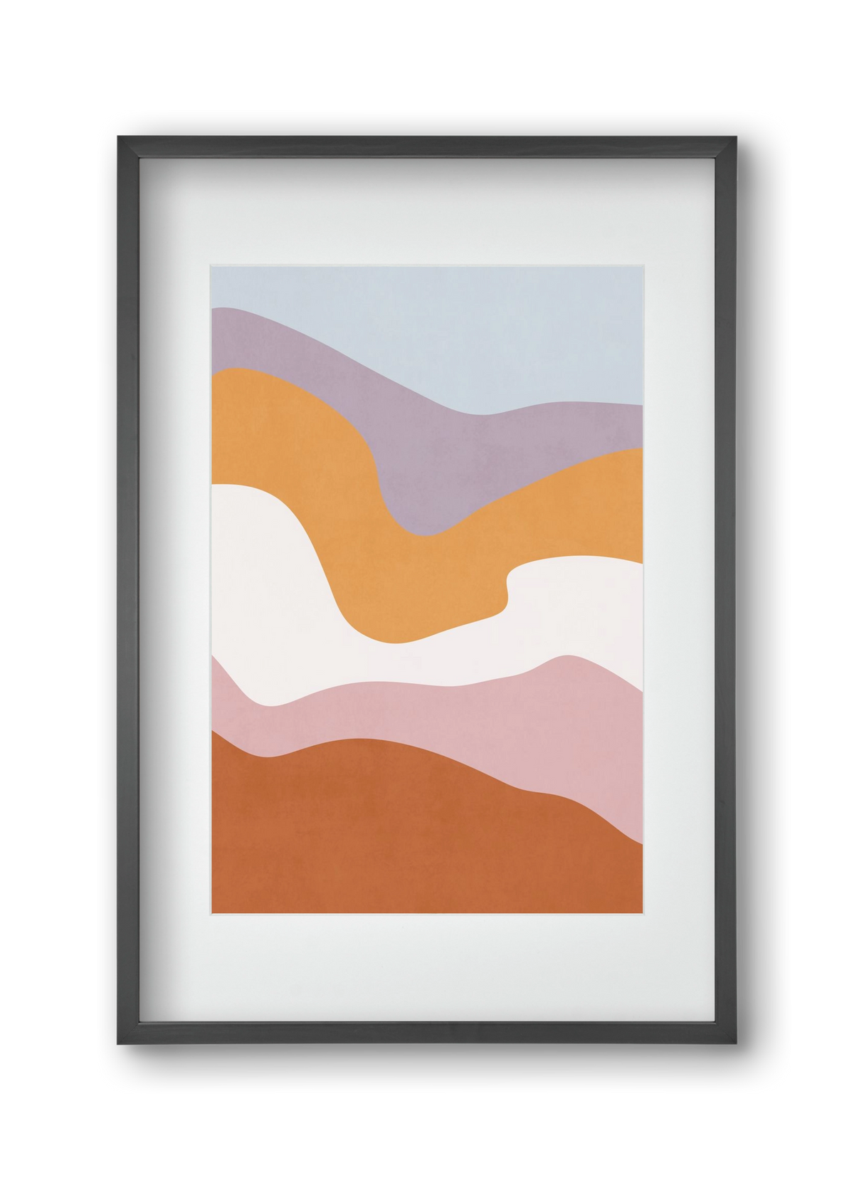 Abstract Beach- 10, 30x45 cm (20x30 cm), Fekete keret, paszpartuval