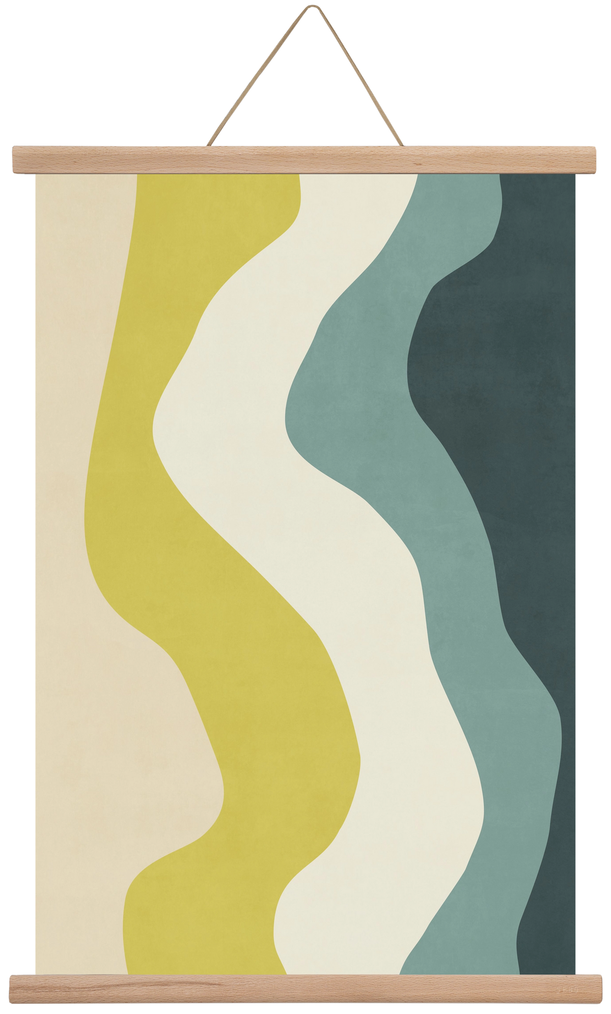 Abstract Beach- H01, 40x60 cm (40x60 cm), Tölgy akasztó