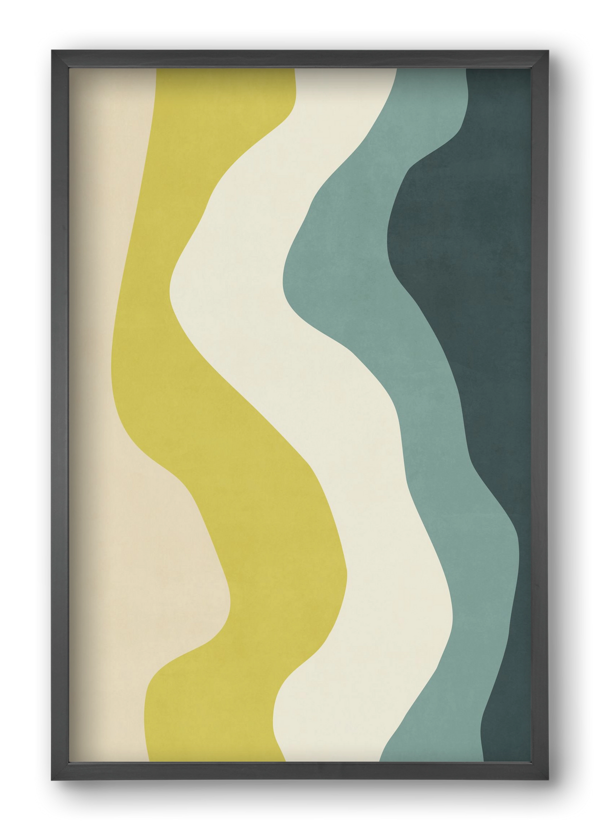 Abstract Beach- H01, 40x60 cm (40x60 cm), Fekete keret