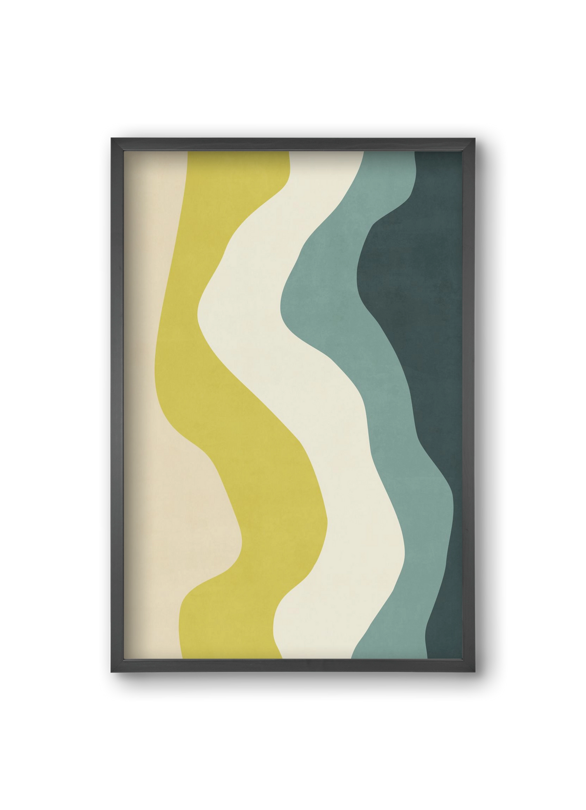 Abstract Beach- H01, 20x30 cm (20x30 cm), Fekete keret