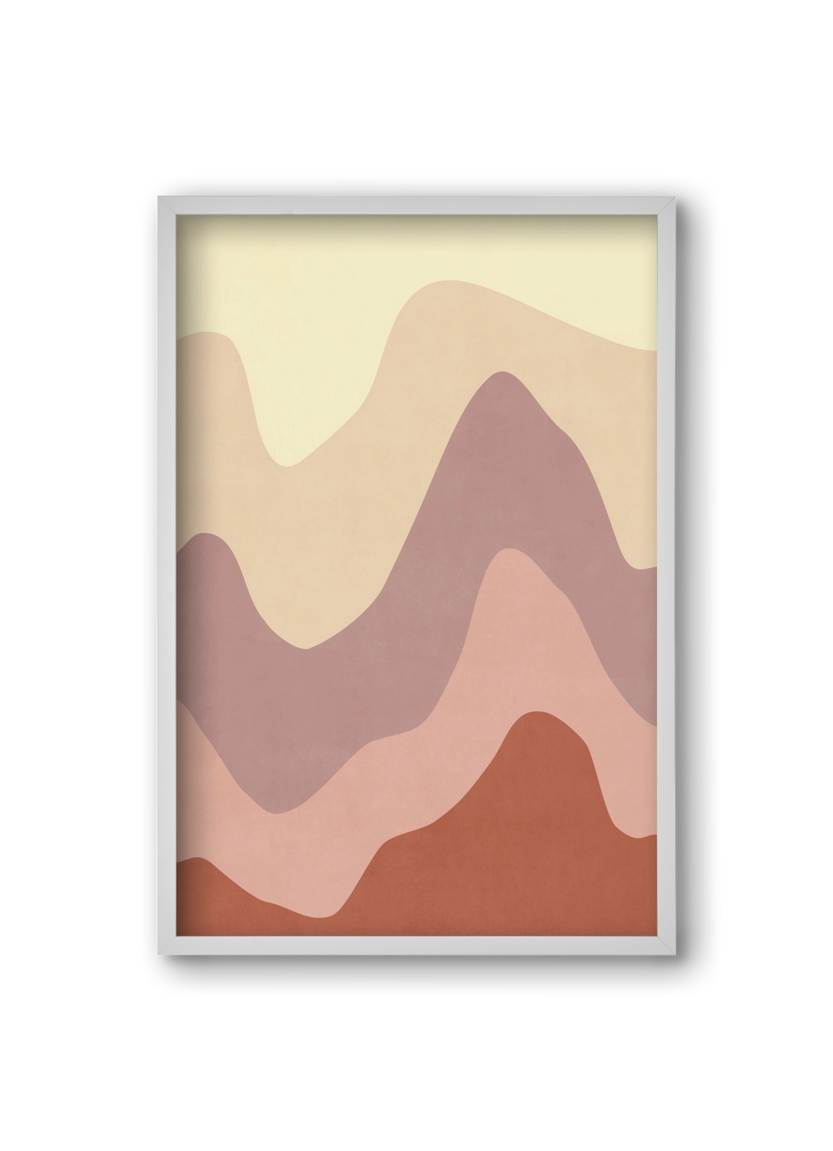 Abstract Beach- 05, 20x30 cm (20x30 cm), Fehér keret