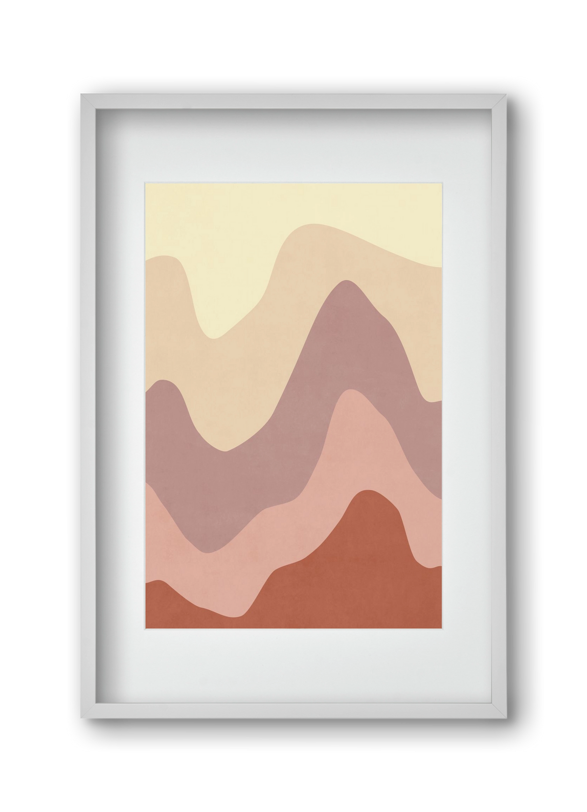 Abstract Beach- 05, 30x45 cm (20x30 cm), Fehér keret, paszpartuval