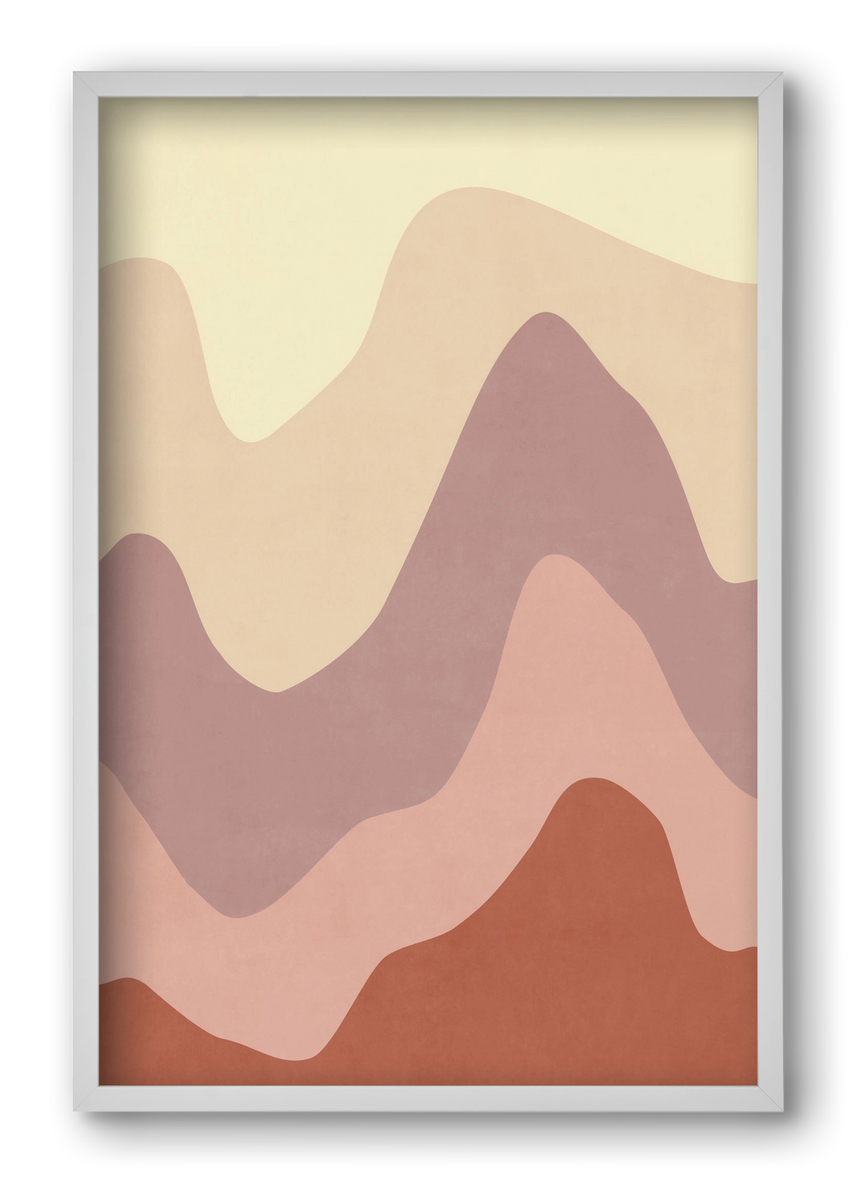 Abstract Beach- 05, 40x60 cm (40x60 cm), Fehér keret