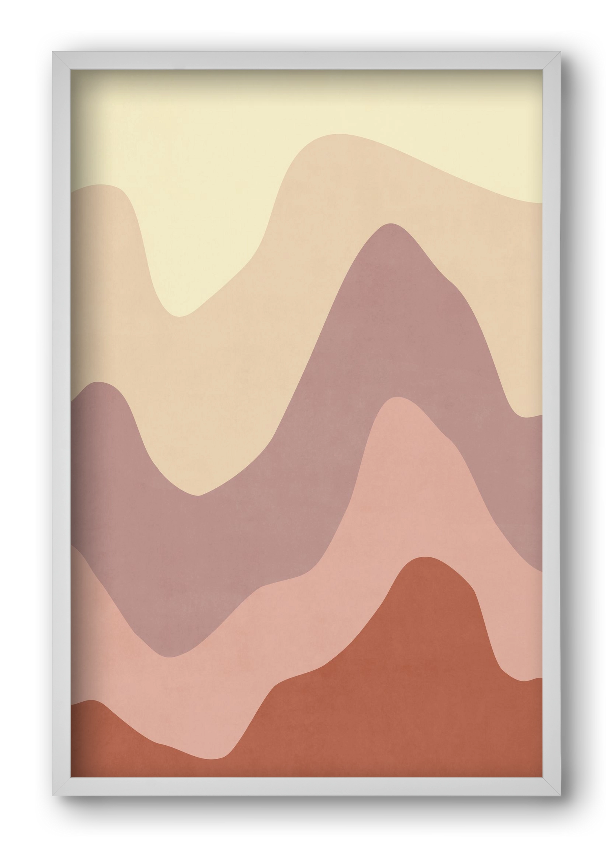 Abstract Beach- 05, 40x60 cm (40x60 cm), Fehér keret