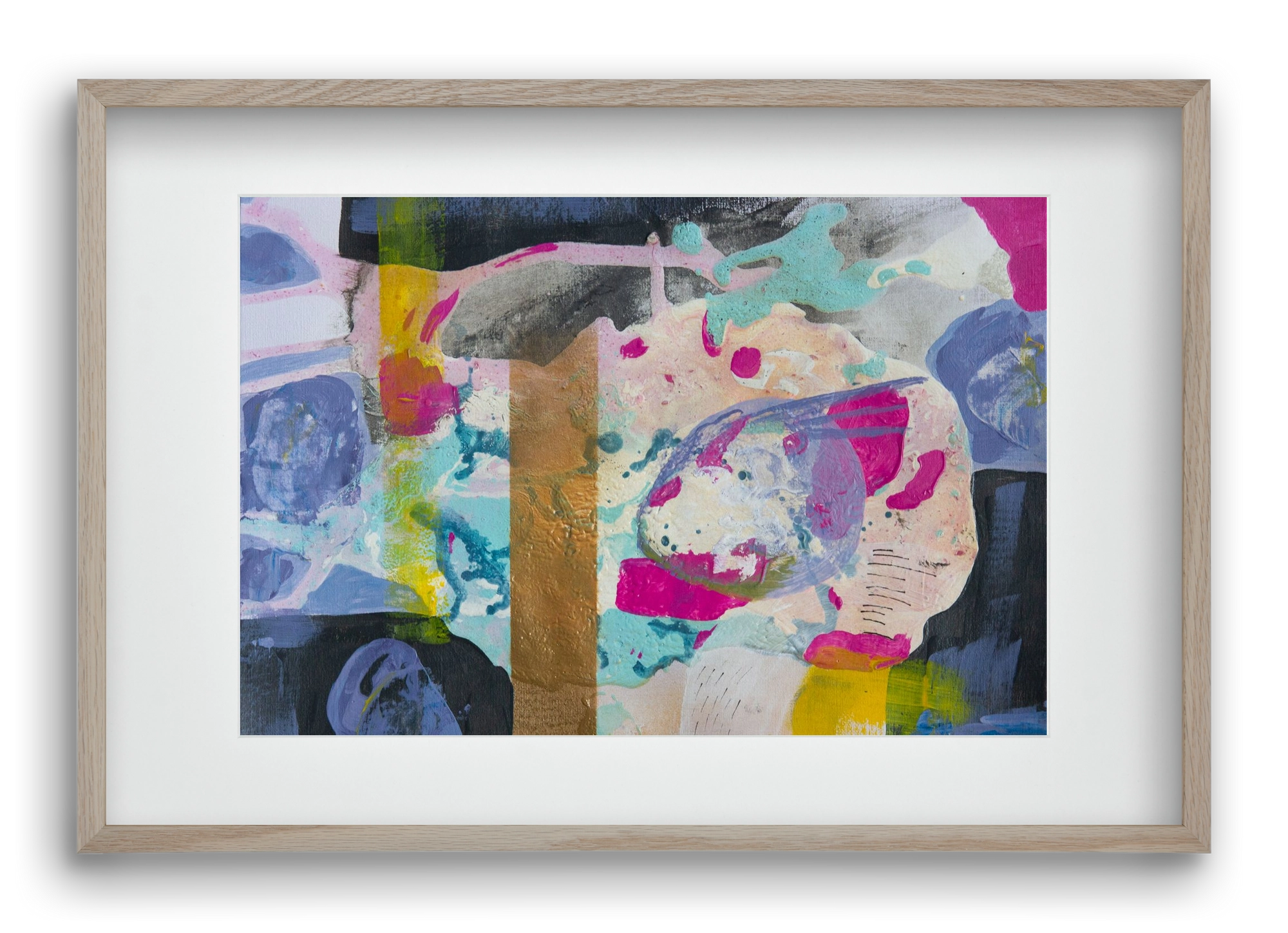 A nyúlon túl, 60x40 cm (45x30 cm), Tölgy keret, paszpartuval