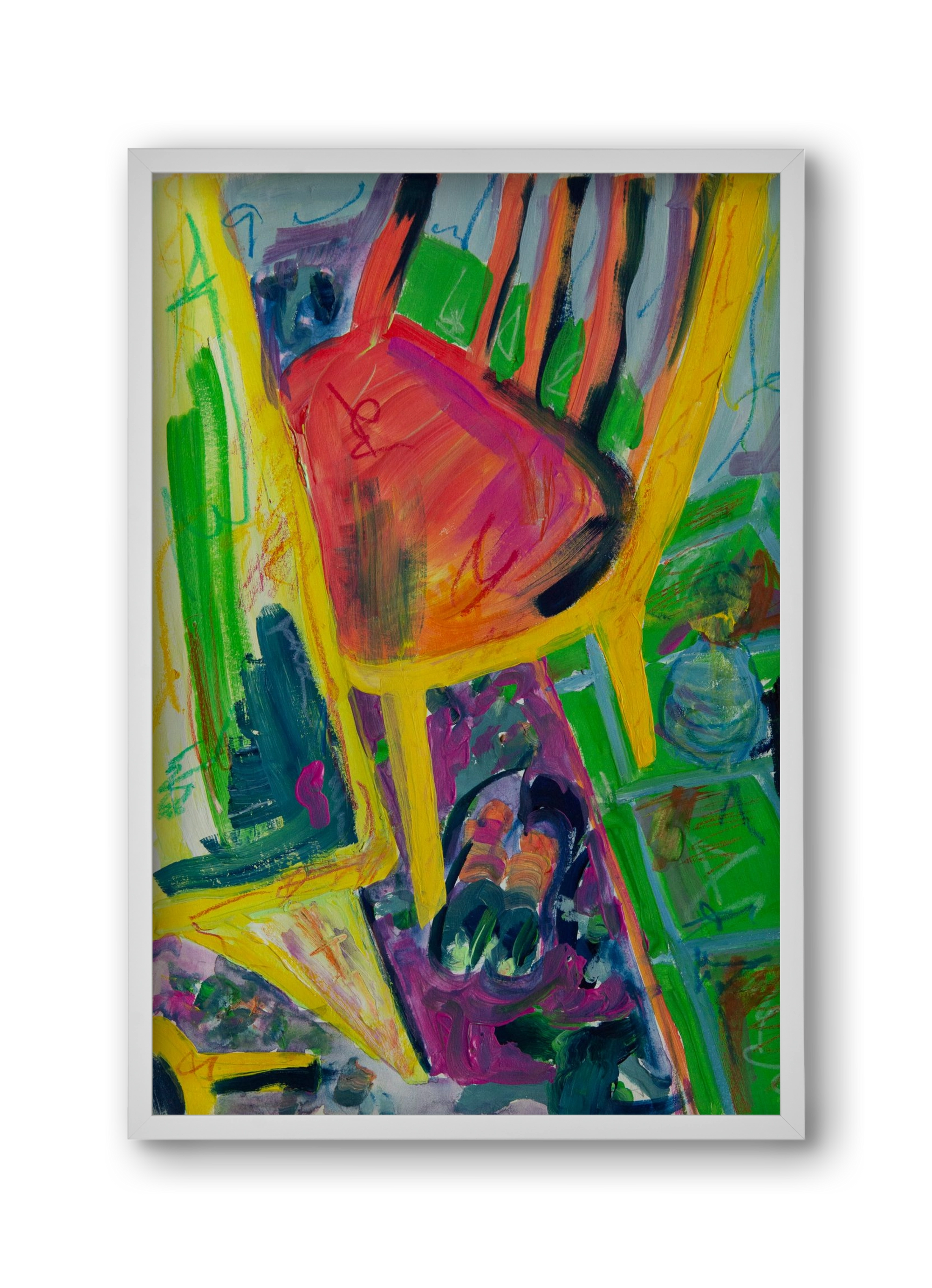 Étekzéseink, 30x45 cm (30x45 cm), Fehér keret