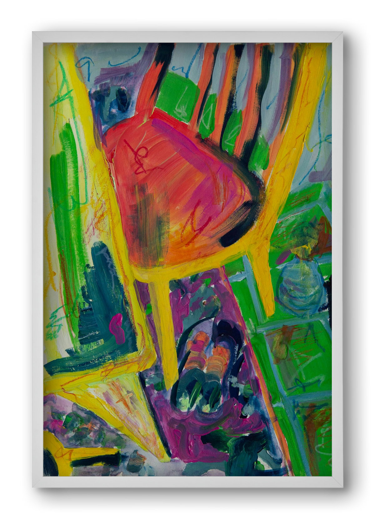 Étekzéseink, 40x60 cm (40x60 cm), Fehér keret