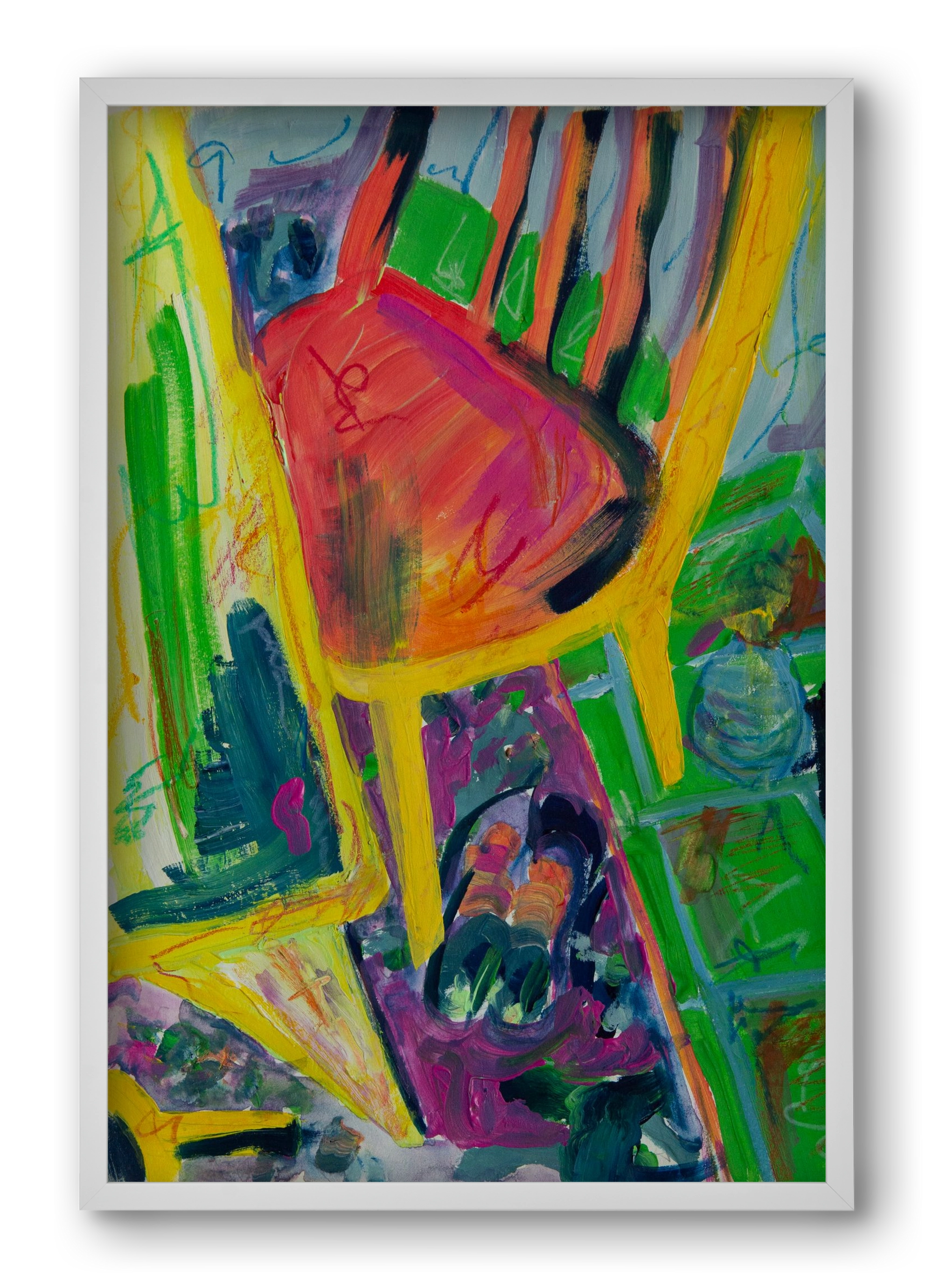 Étekzéseink, 40x60 cm (40x60 cm), Fehér keret