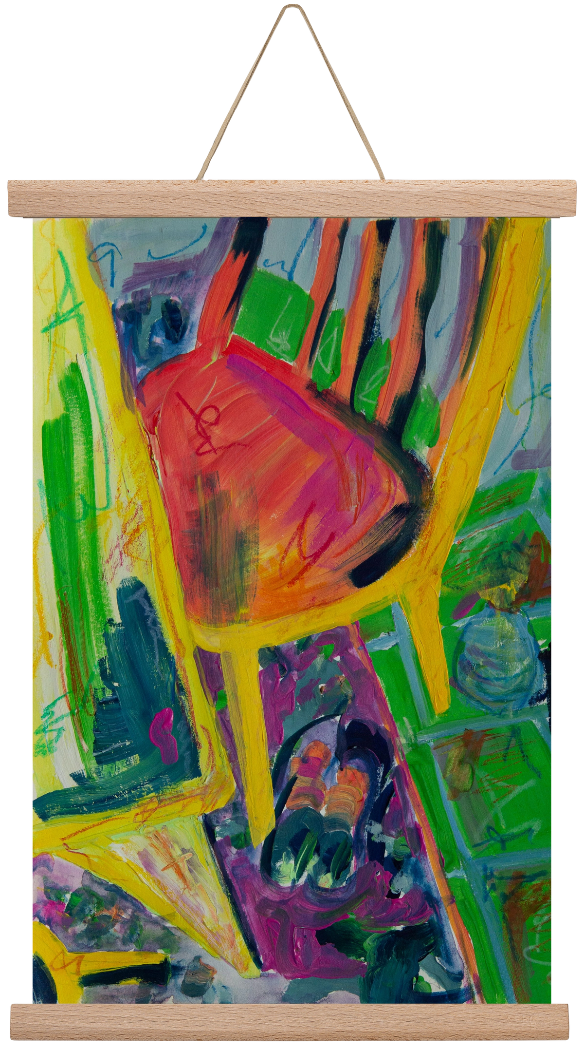 Étekzéseink, 30x45 cm (30x45 cm), Tölgy akasztó