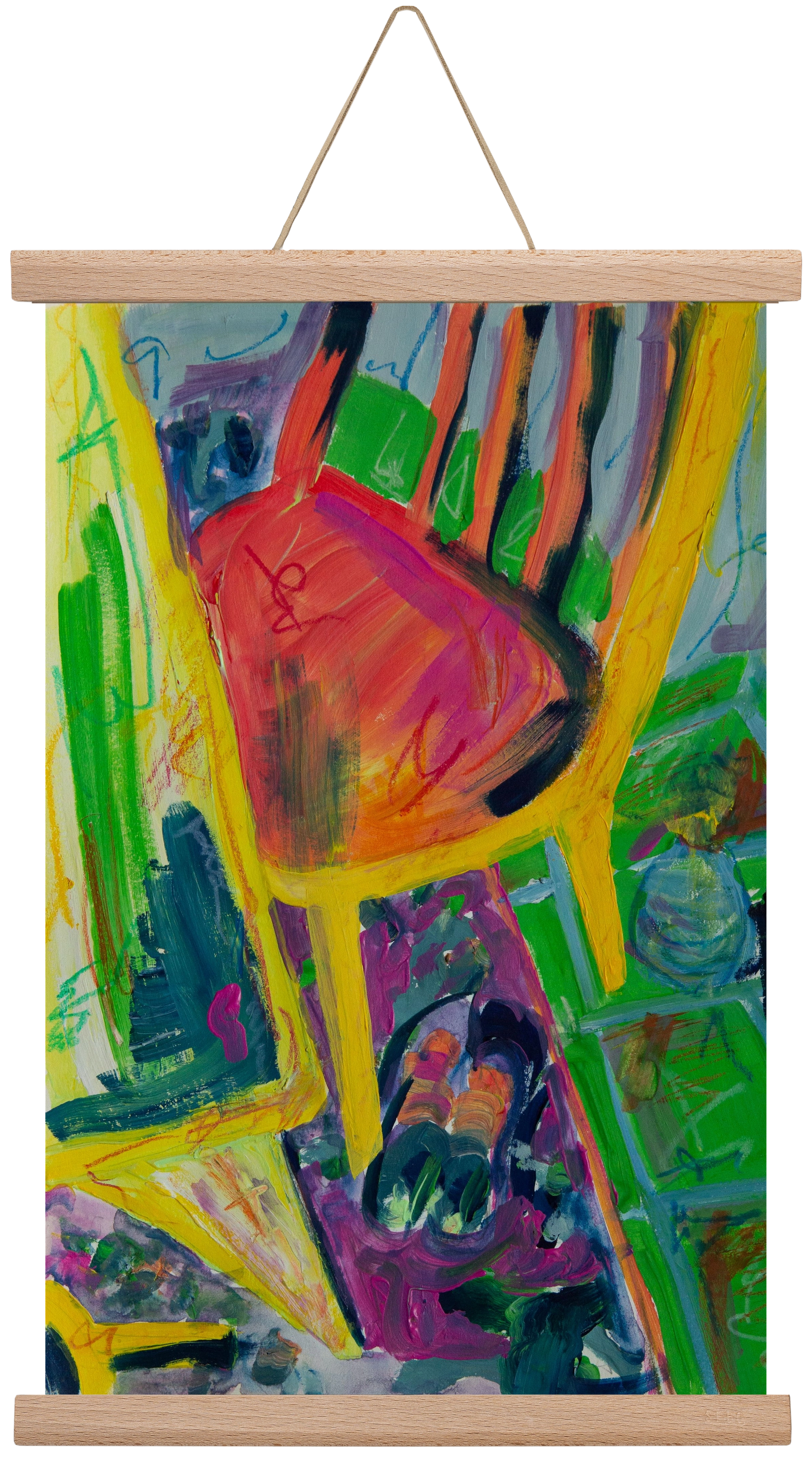 Étekzéseink, 30x45 cm (30x45 cm), Tölgy akasztó