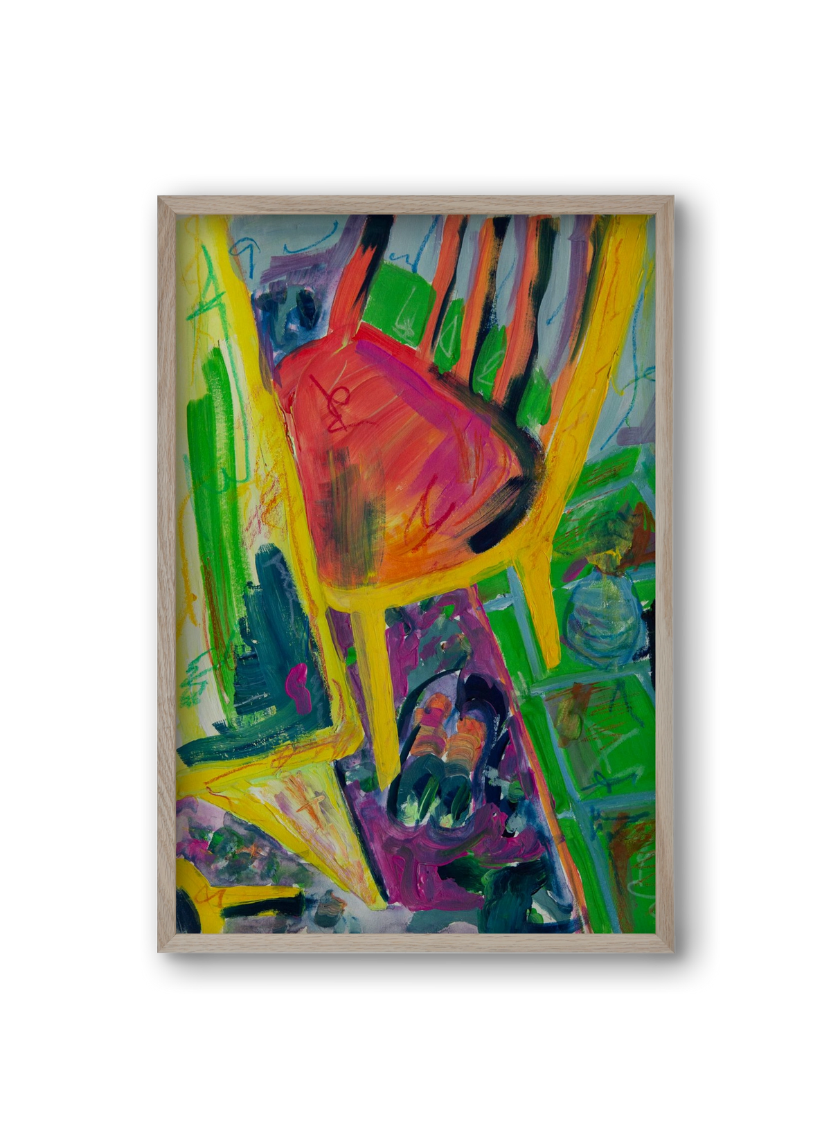 Étekzéseink, 20x30 cm (20x30 cm), Tölgy keret