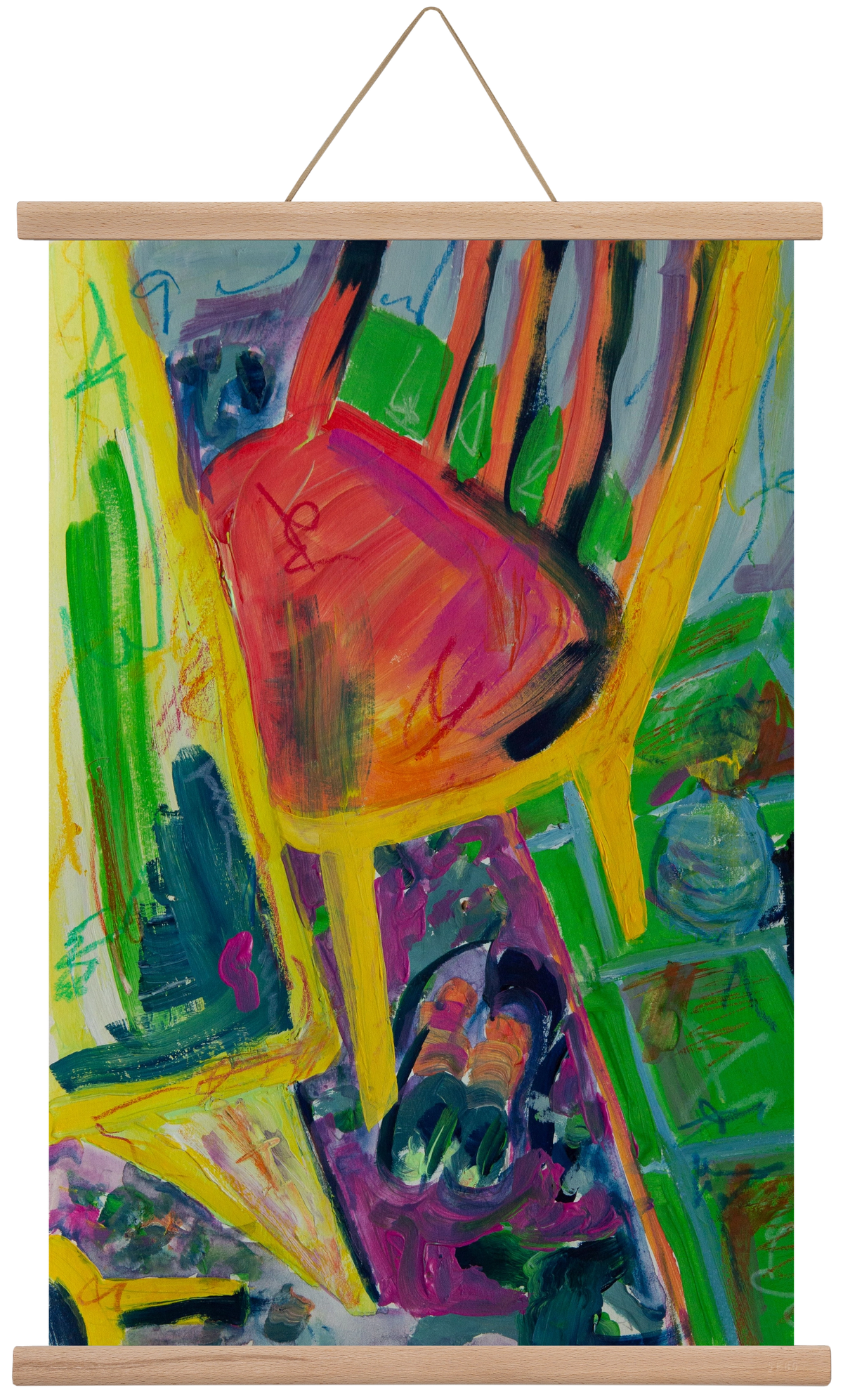 Étekzéseink, 40x60 cm (40x60 cm), Tölgy akasztó