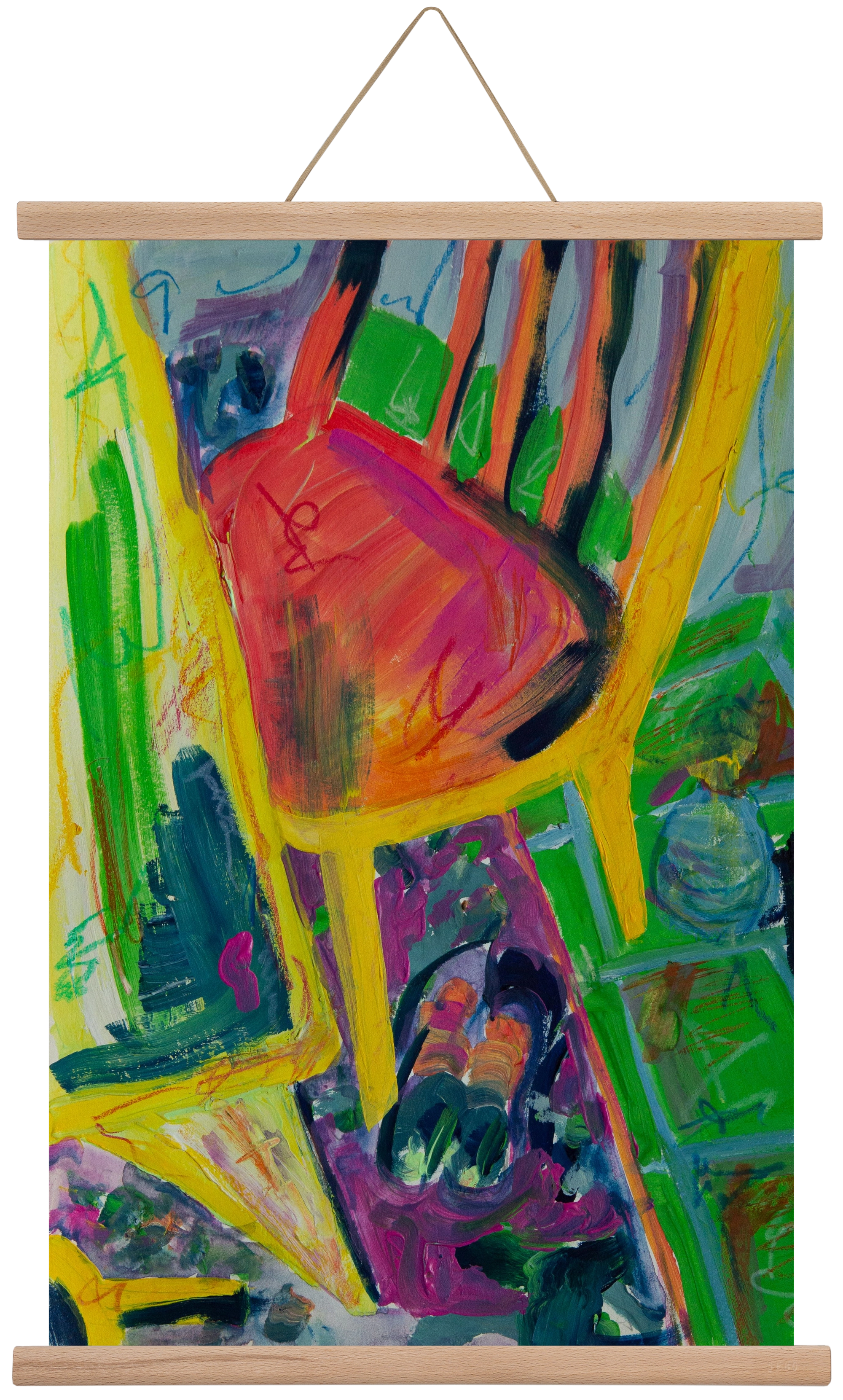 Étekzéseink, 40x60 cm (40x60 cm), Tölgy akasztó