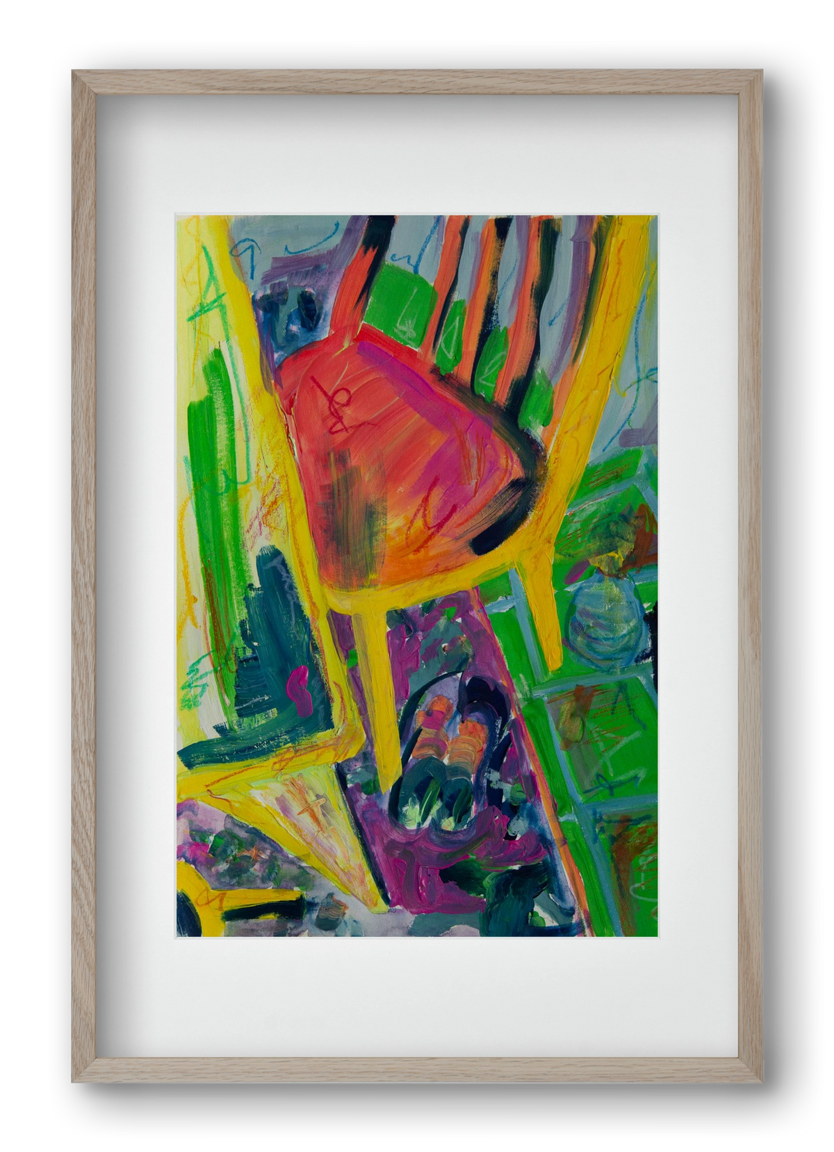 Étekzéseink, 40x60 cm (30x45 cm), Tölgy keret, paszpartuval