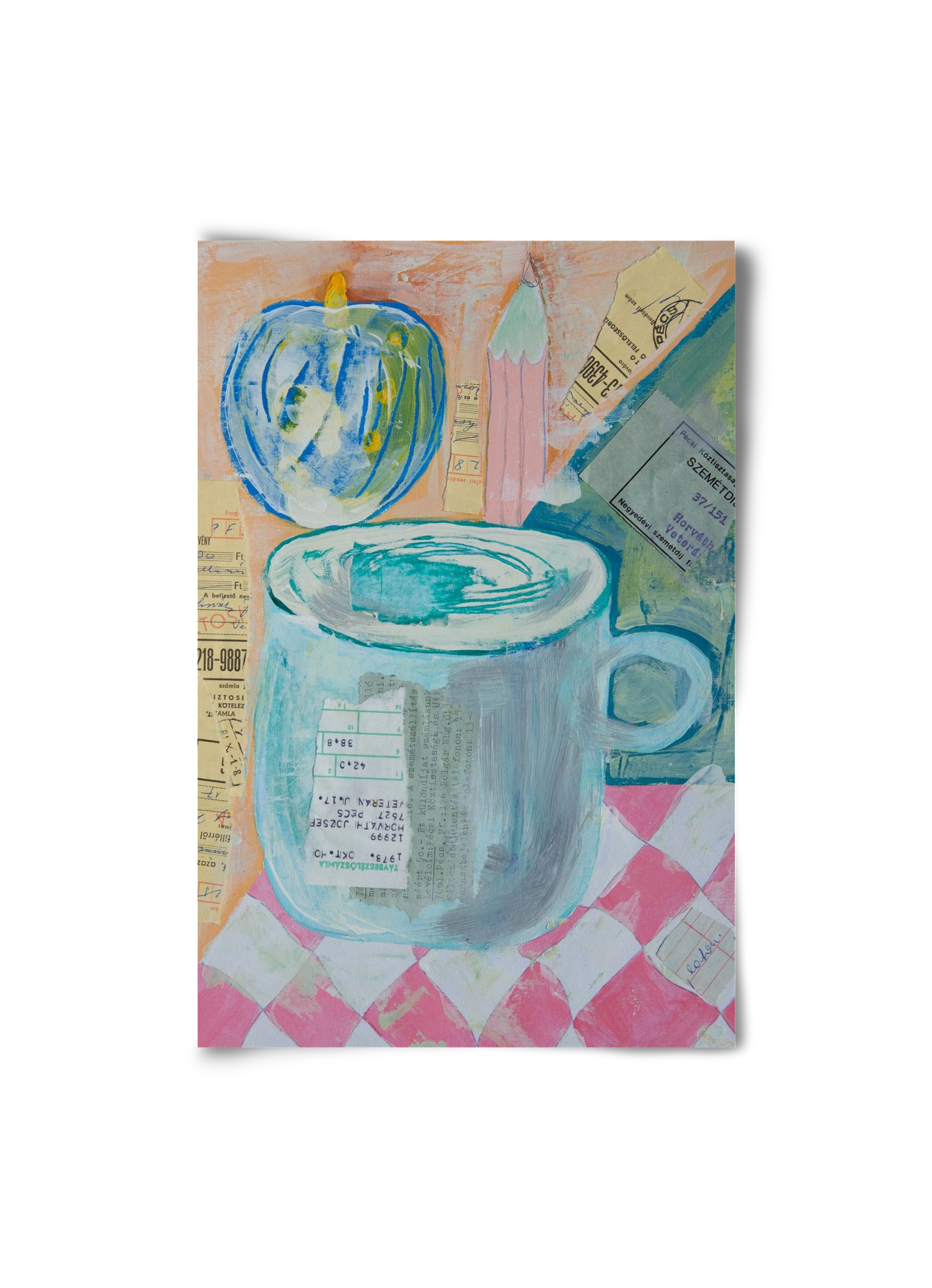 Nagypapi, 20x30 cm, Keret nélkül