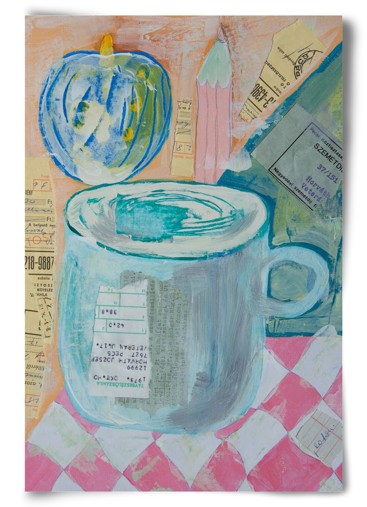 Nagypapi, 60x90 cm, Keret nélkül